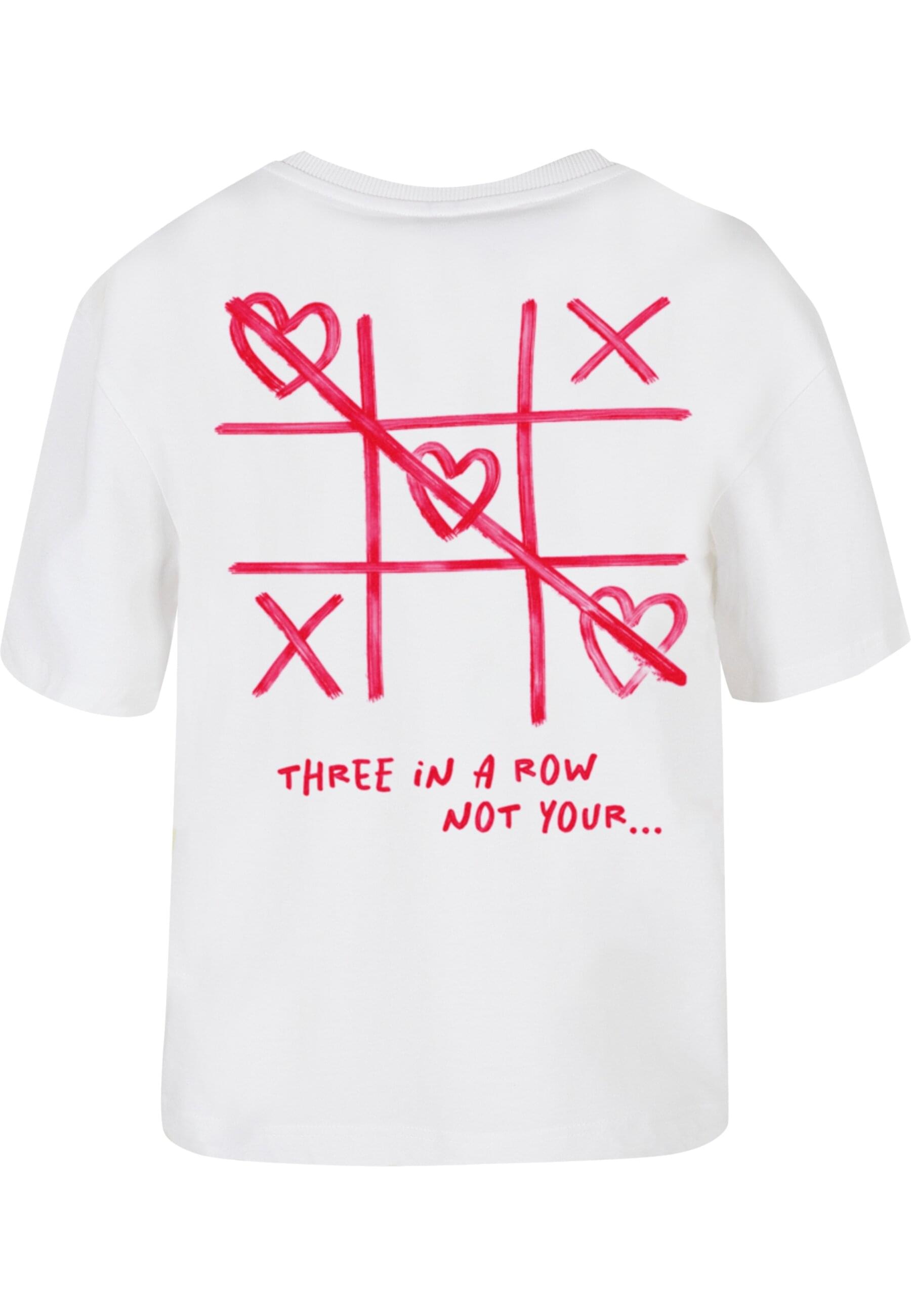 Miss Tee T-Shirt "Miss Tee Damen Three In A Row Tee" 1 Stk. günstig online kaufen