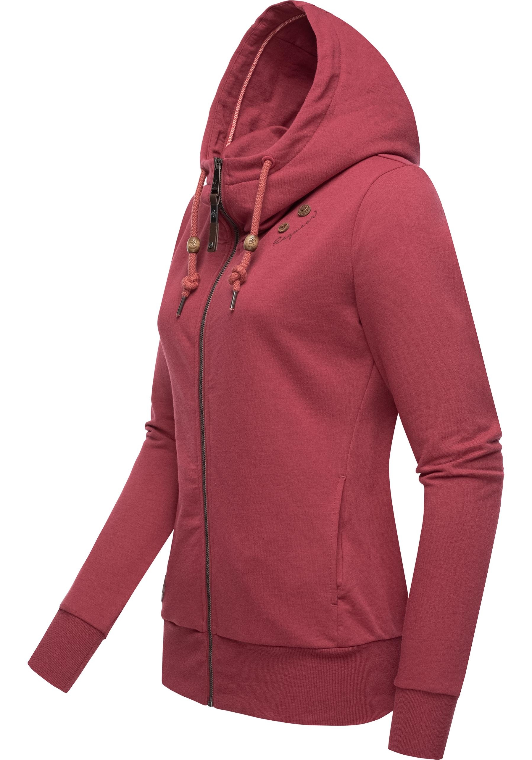 Ragwear Kapuzensweatjacke "Paya Intl." sportlicher Damen Kapuzensweater mit günstig online kaufen