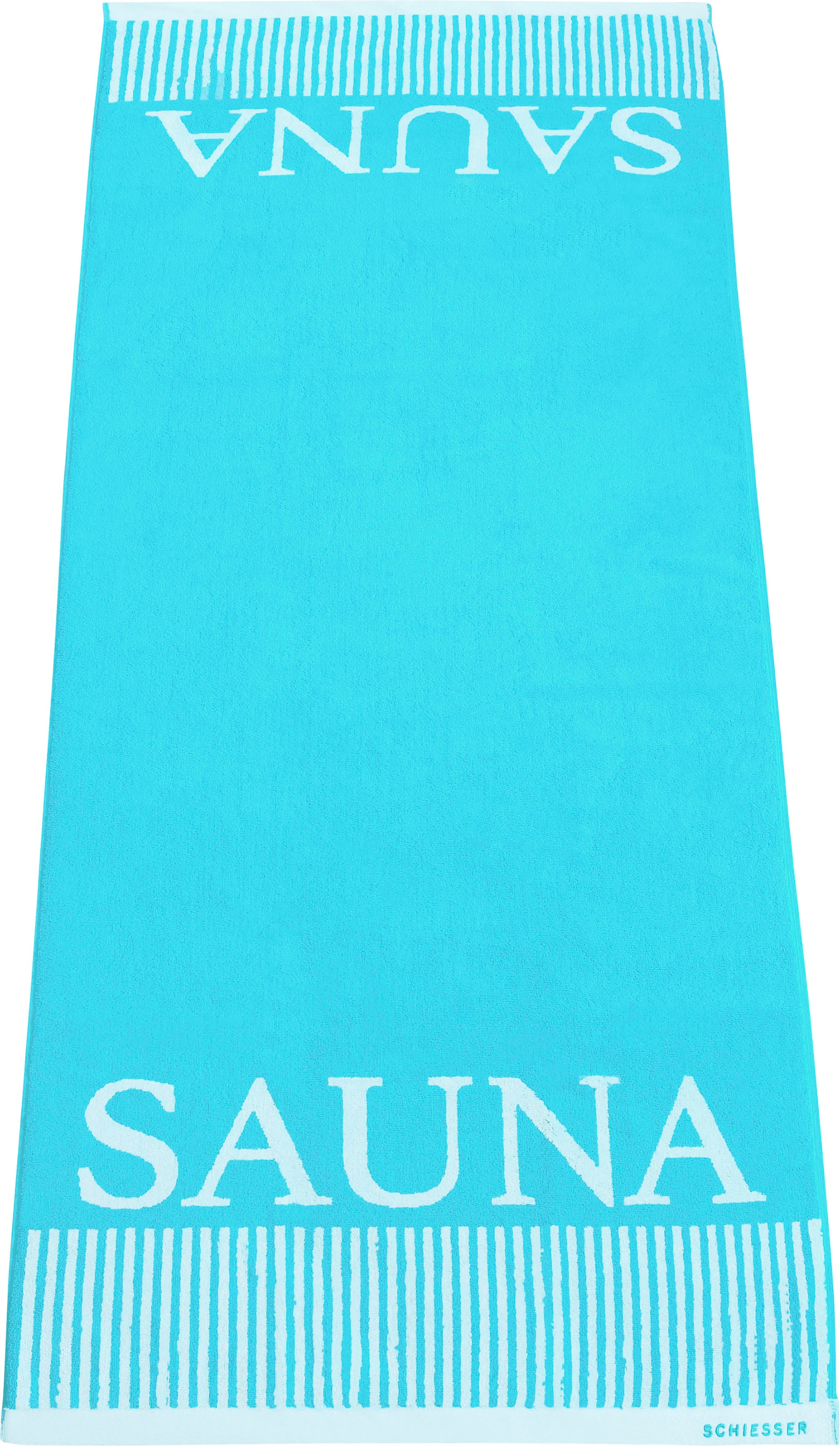 Schiesser Saunatuch »Rom«, (1 St.), Sauna-Aufschrift bestellen | BAUR