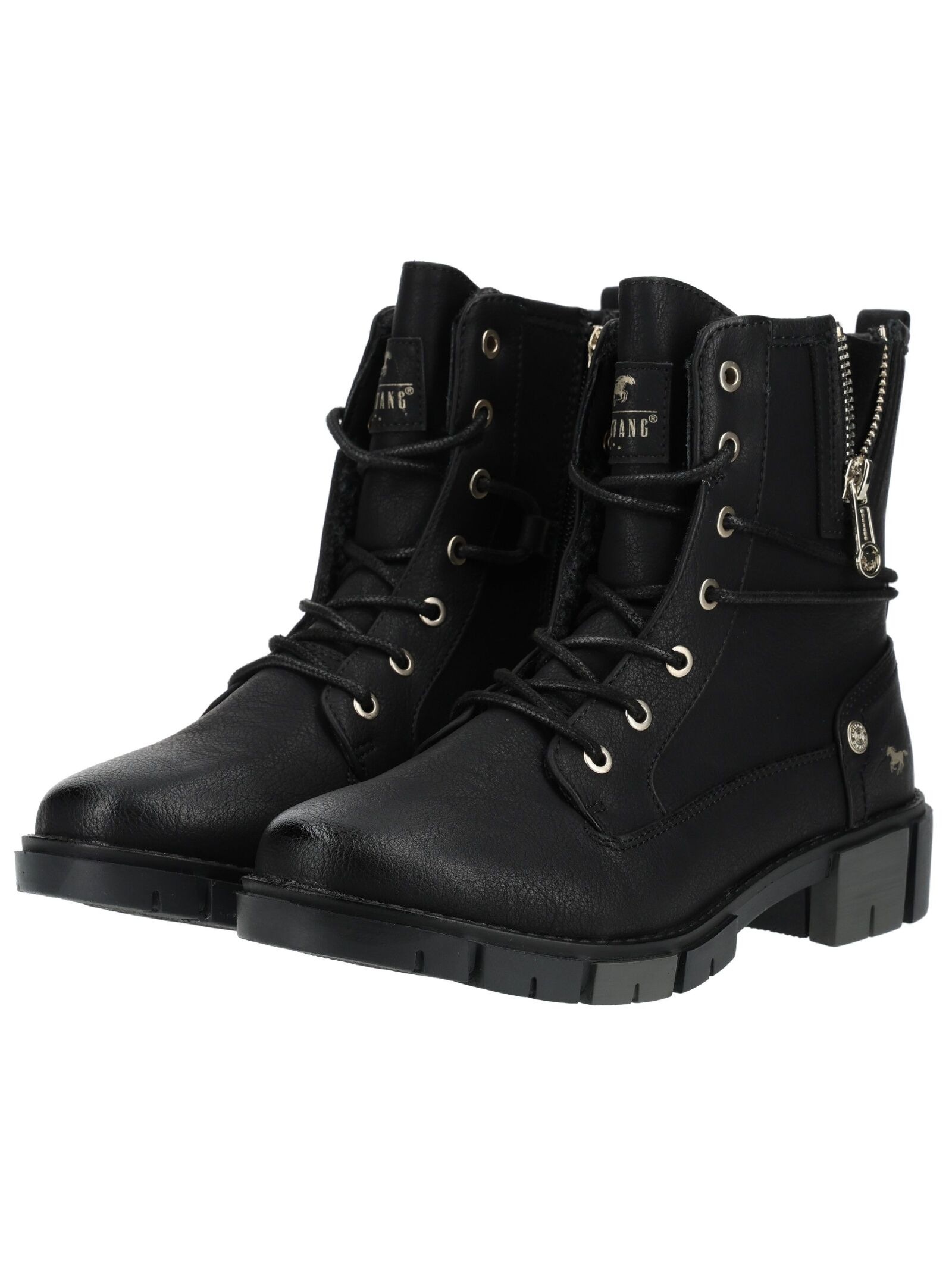 Mustang Shoes Schnürstiefelette »Mustang Shoes Stiefelette Lederimitat«