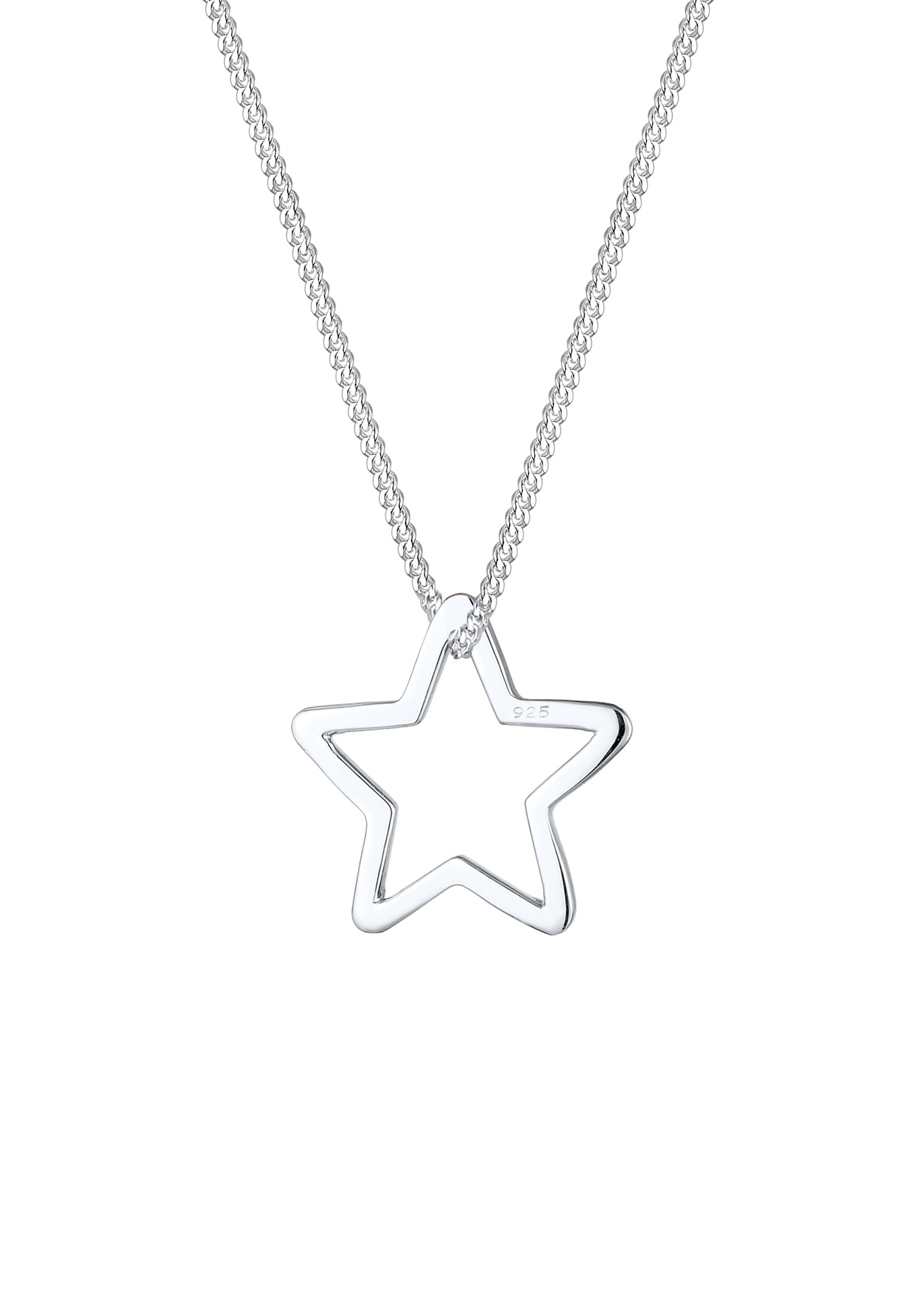 Elli Kette mit Anhänger »Anhänger Stern 925 Sterling Silber«
