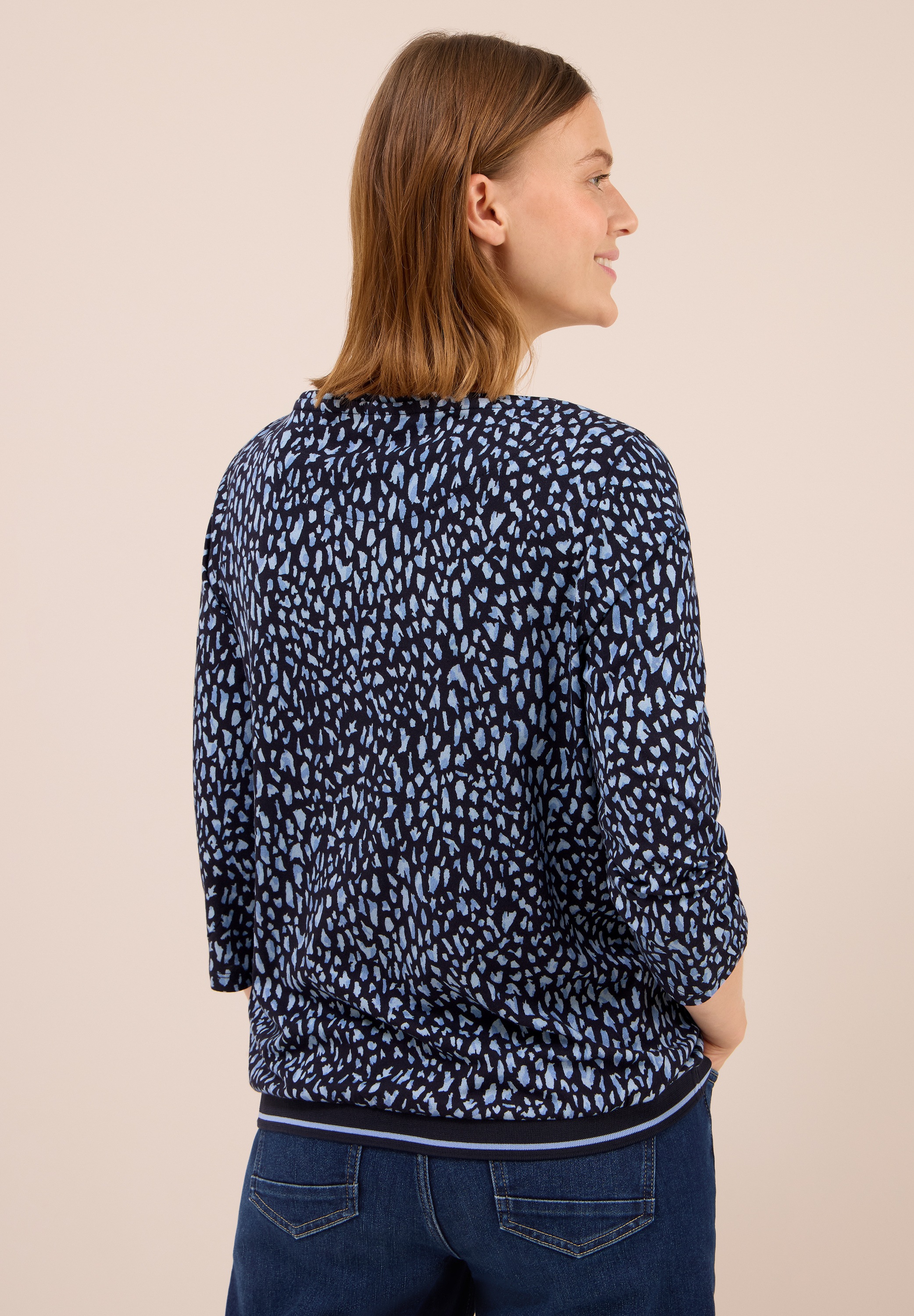 Cecil Langarmshirt, aus Baumwolle mit Stretchante günstig online kaufen