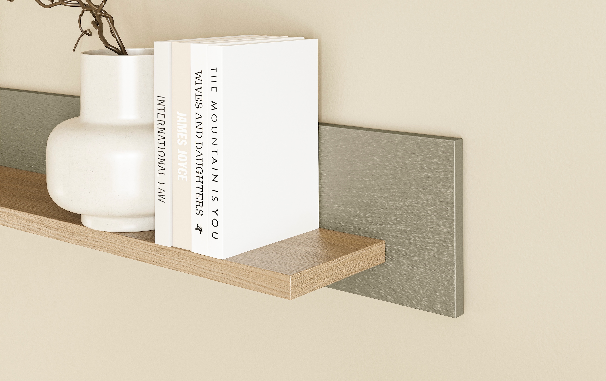 Home affaire Wohnwand »Stranda, moderne Anbauwand, Komplettset im Scandi-Style«, (3 St.), enthält Vitrine, Lowboard und Wandboard, 270 cm breit