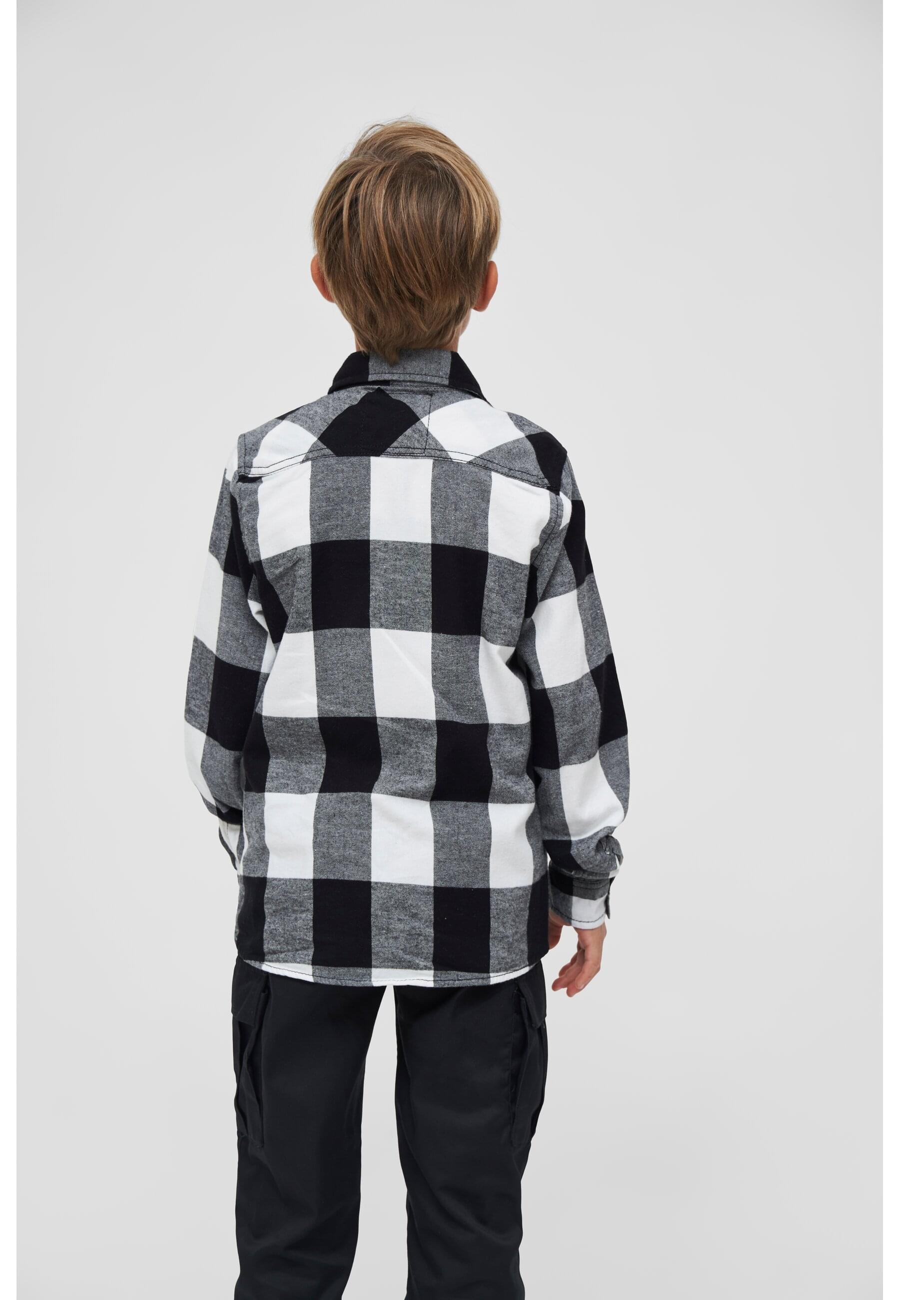 Brandit Langarmhemd »Brandit Unisex Checkshirt Kids«, (1 tlg.)