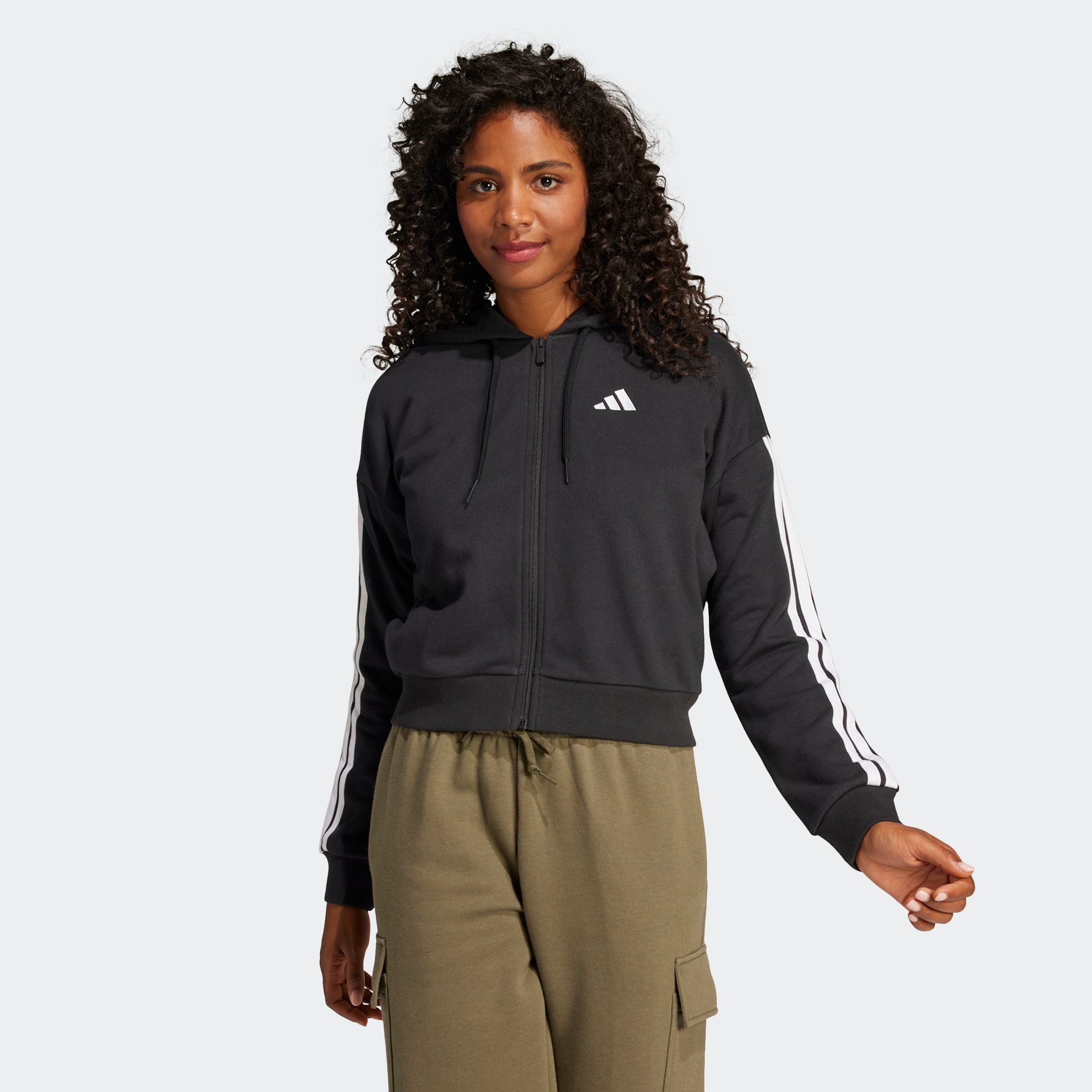 adidas Sportswear Kapuzensweatshirt "W 3S FT FZ HD" günstig online kaufen