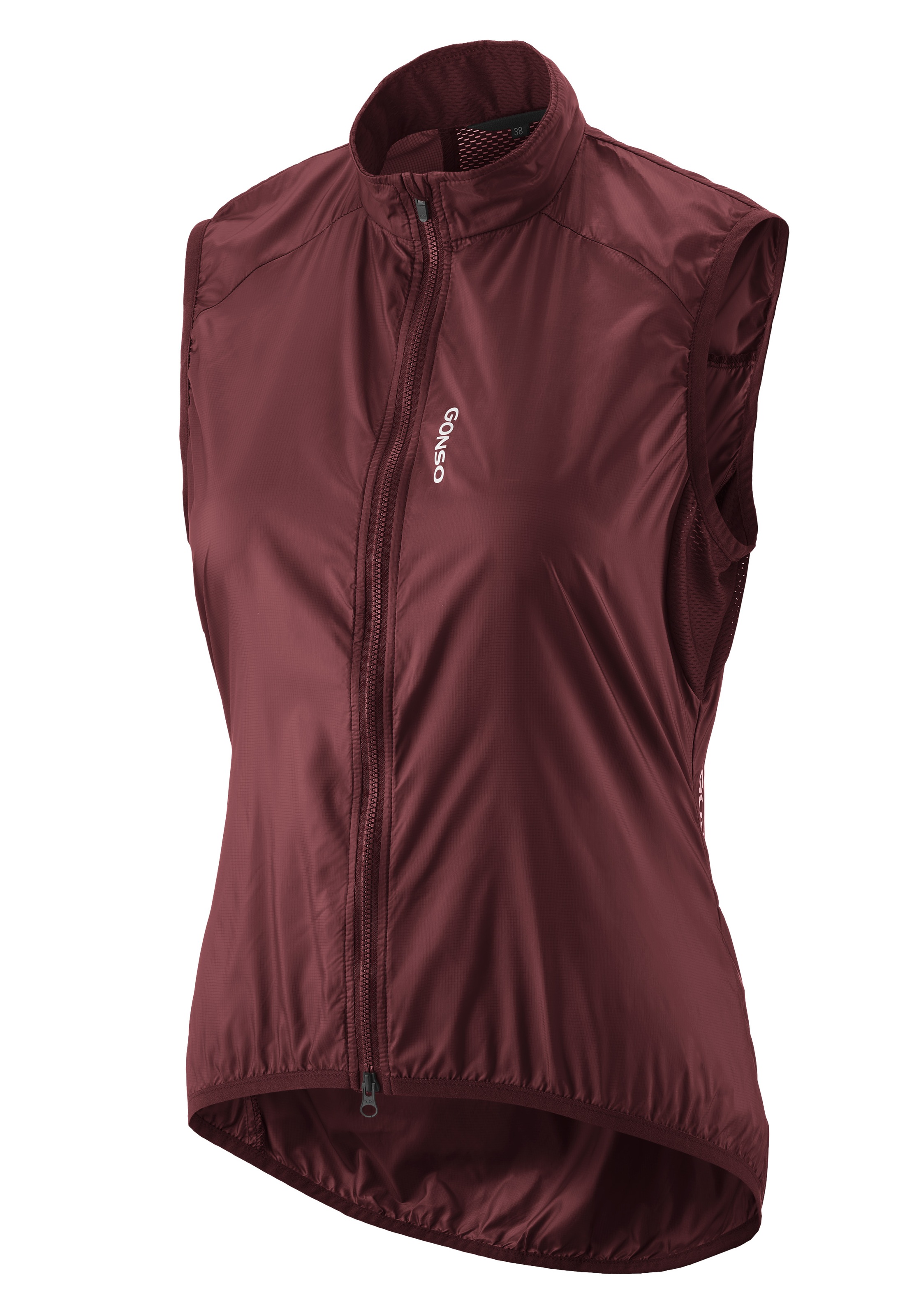 Gonso Funktionsweste »Road Vest Wind W«, Damen Weste, atmungsaktive Radweste, leichte Windweste, Tight Fit