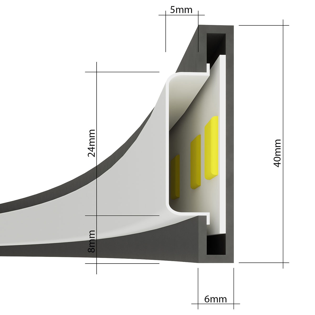 SOLLUX lighting Kronleuchter »RIO«, 2 flammig, Leuchtmittel LED-Modul | LED fest integriert, Verteiltes Licht