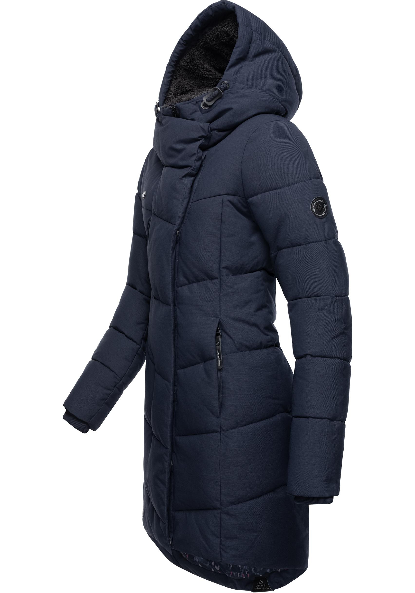Ragwear Wintermantel »Pavla«, stylischer Winterparka mit Teddyfutter und Kapuze