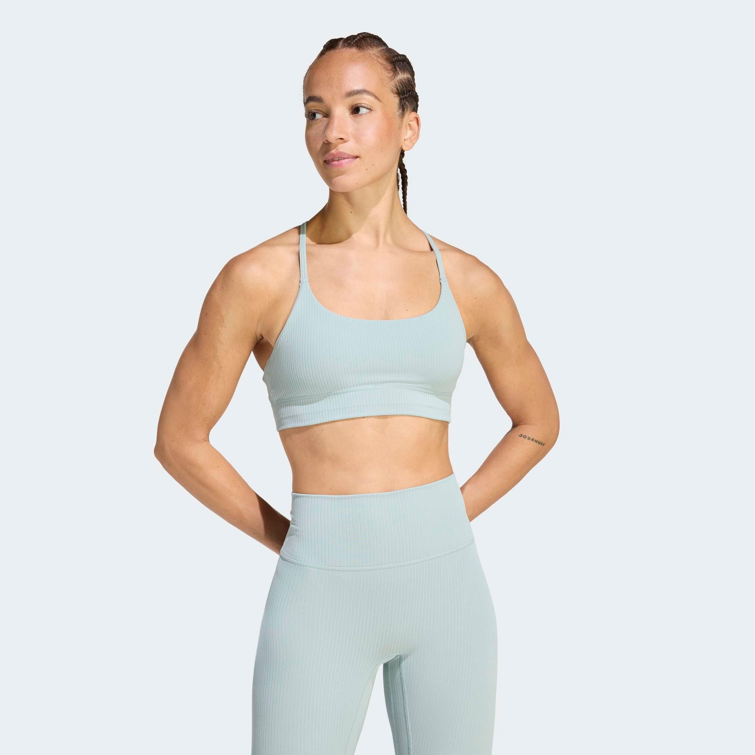 adidas Performance Sport-BH "ADIDAS ALL ME LIGHT SUPPORT RIB BRA LONGLINE" günstig online kaufen
