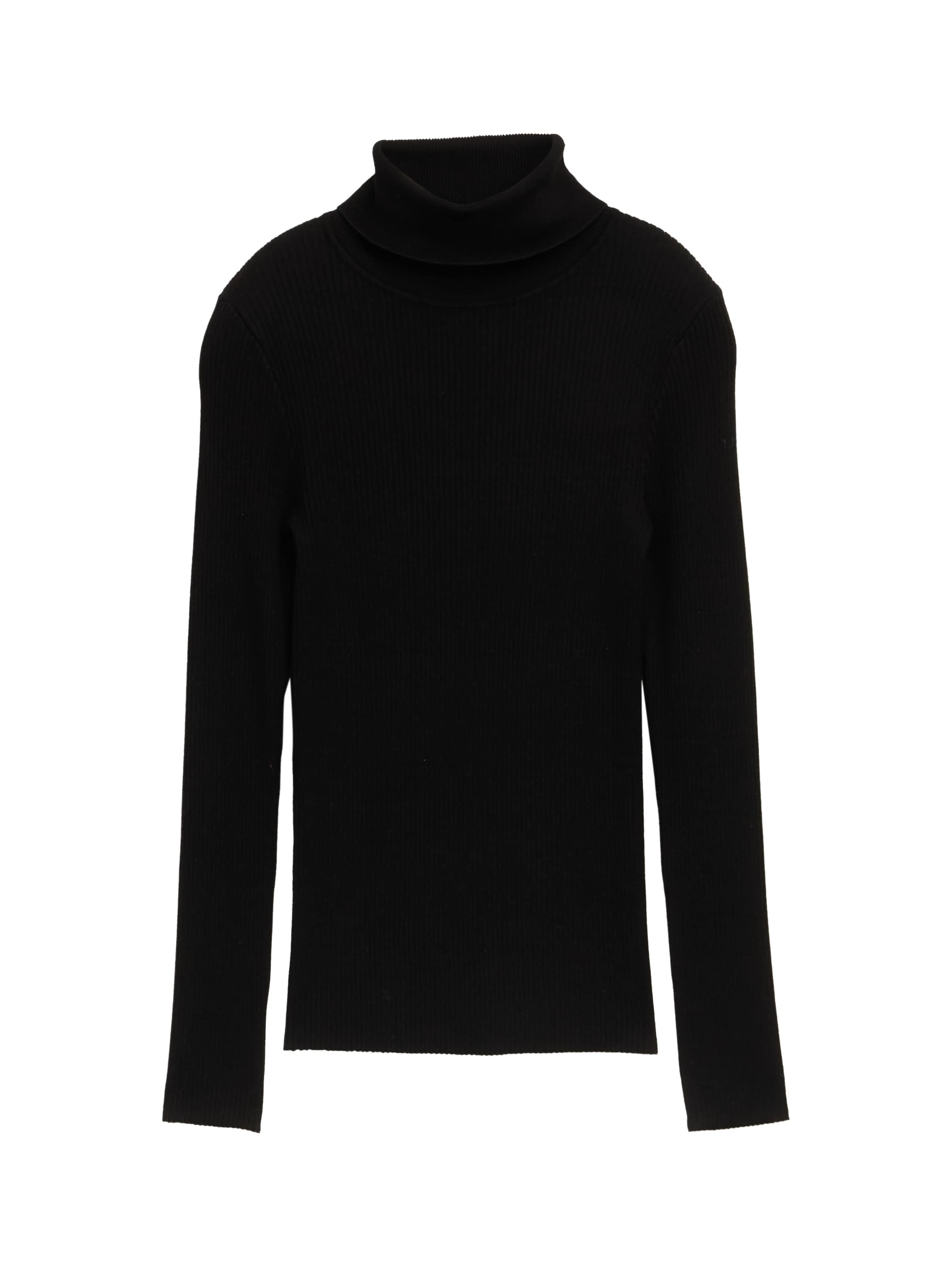 TOM TAILOR Denim Rollkragenpullover, in Strick-Optik