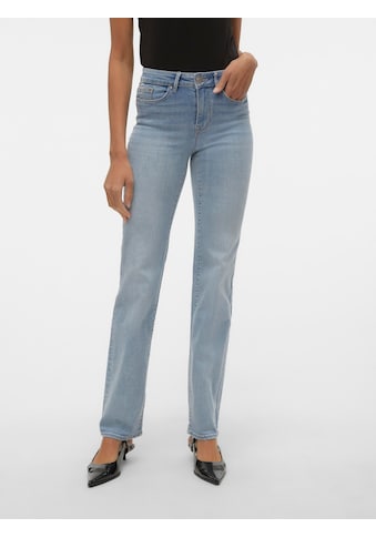 Straight-Jeans »VMFLASH MR STRAIGHT JNS LI3102 GA NOOS«