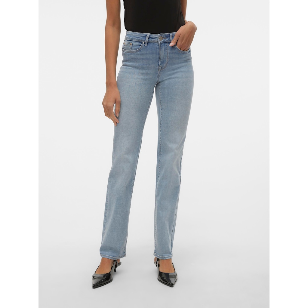 Vero Moda Straight-Jeans »VMFLASH MR STRAIGHT JNS LI3102 GA NOOS«