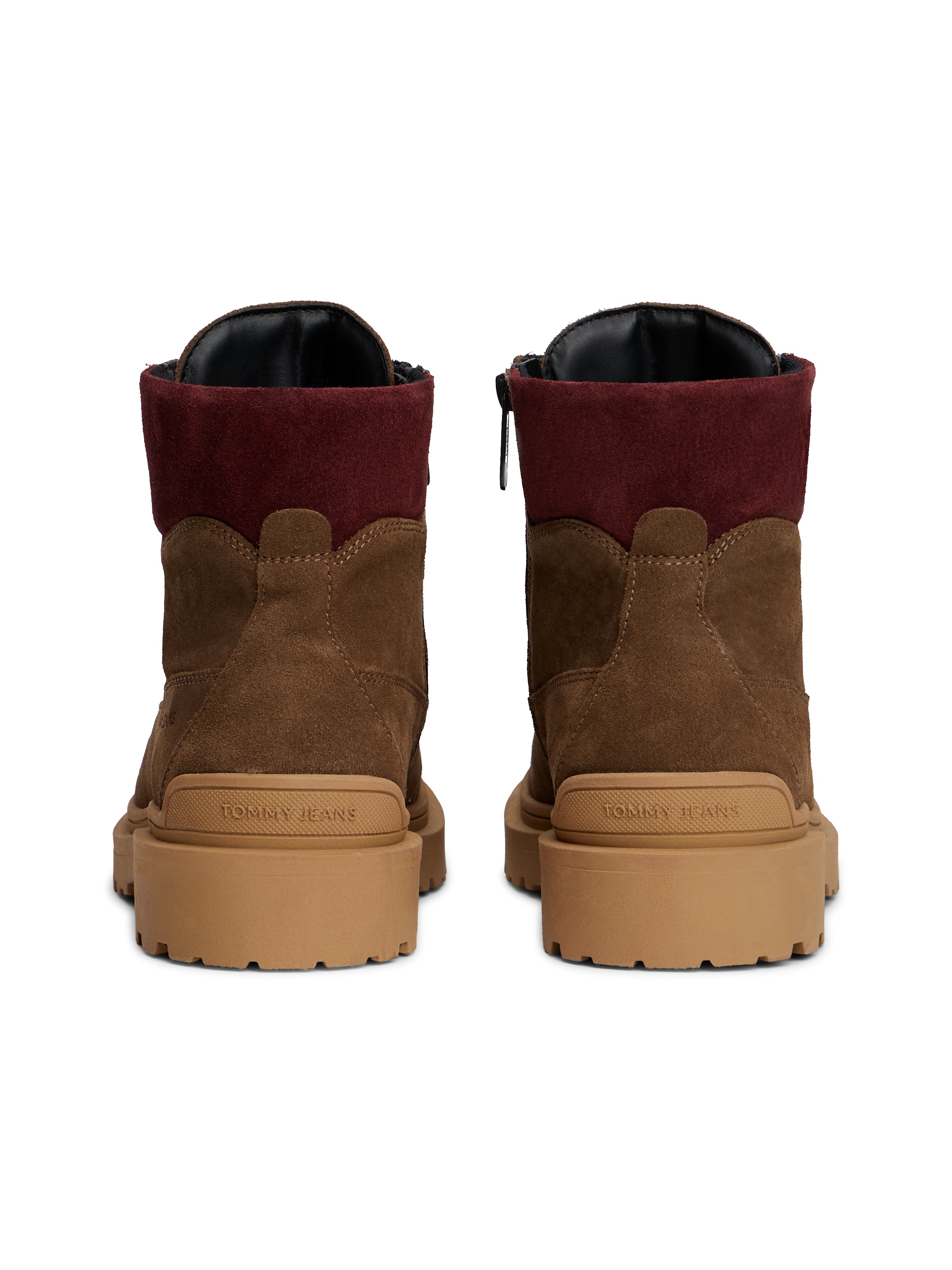 Tommy Jeans Schnürboots "TJM LACE UP BOOT SUEDE", Blockabsatz, Outdoorboots günstig online kaufen