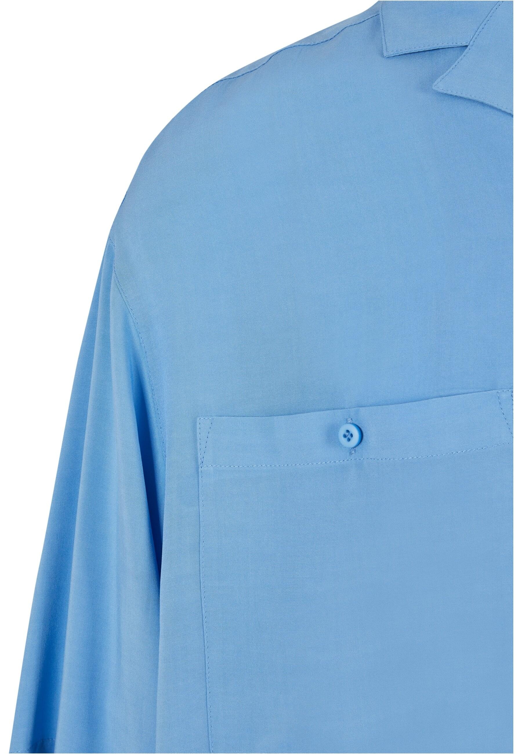 URBAN CLASSICS Langarmhemd »Urban Classics Herren Oversized Resort Shirt«, (1 tlg.)