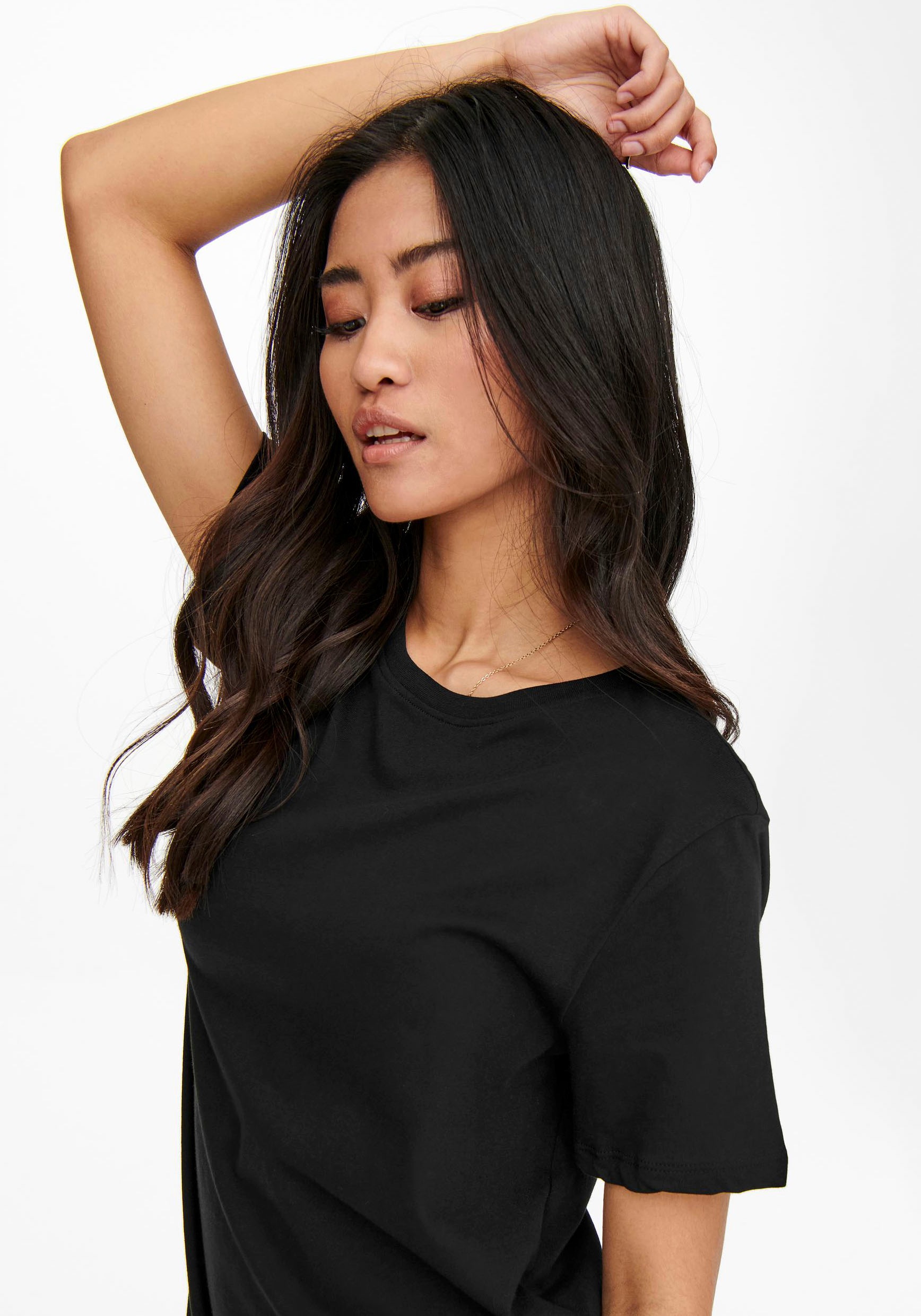 ONLY Shirtkleid "ONLMAY – Shirtkleid mit elastischem Material für Alltag", günstig online kaufen