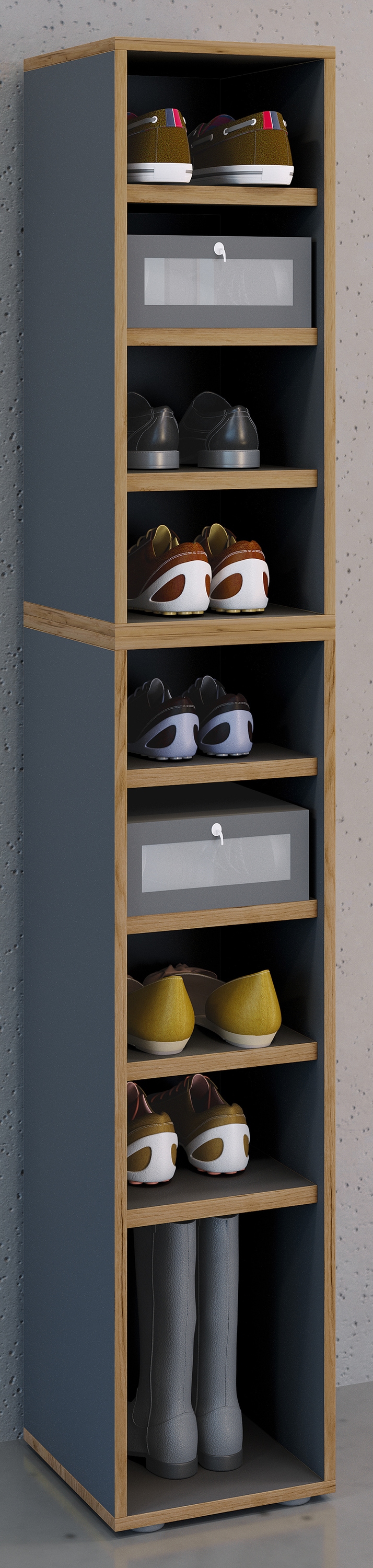 VCM Schuhregal »Holz Regal Schuhschrank Schuhregal Salia B30«