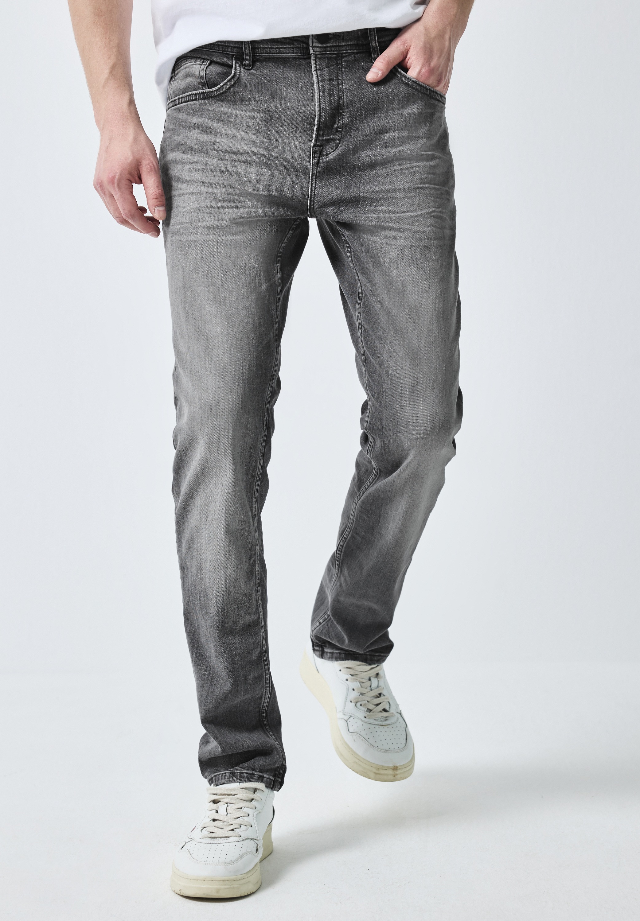STREET ONE MEN Gerade Jeans, 5-Pocket-Style