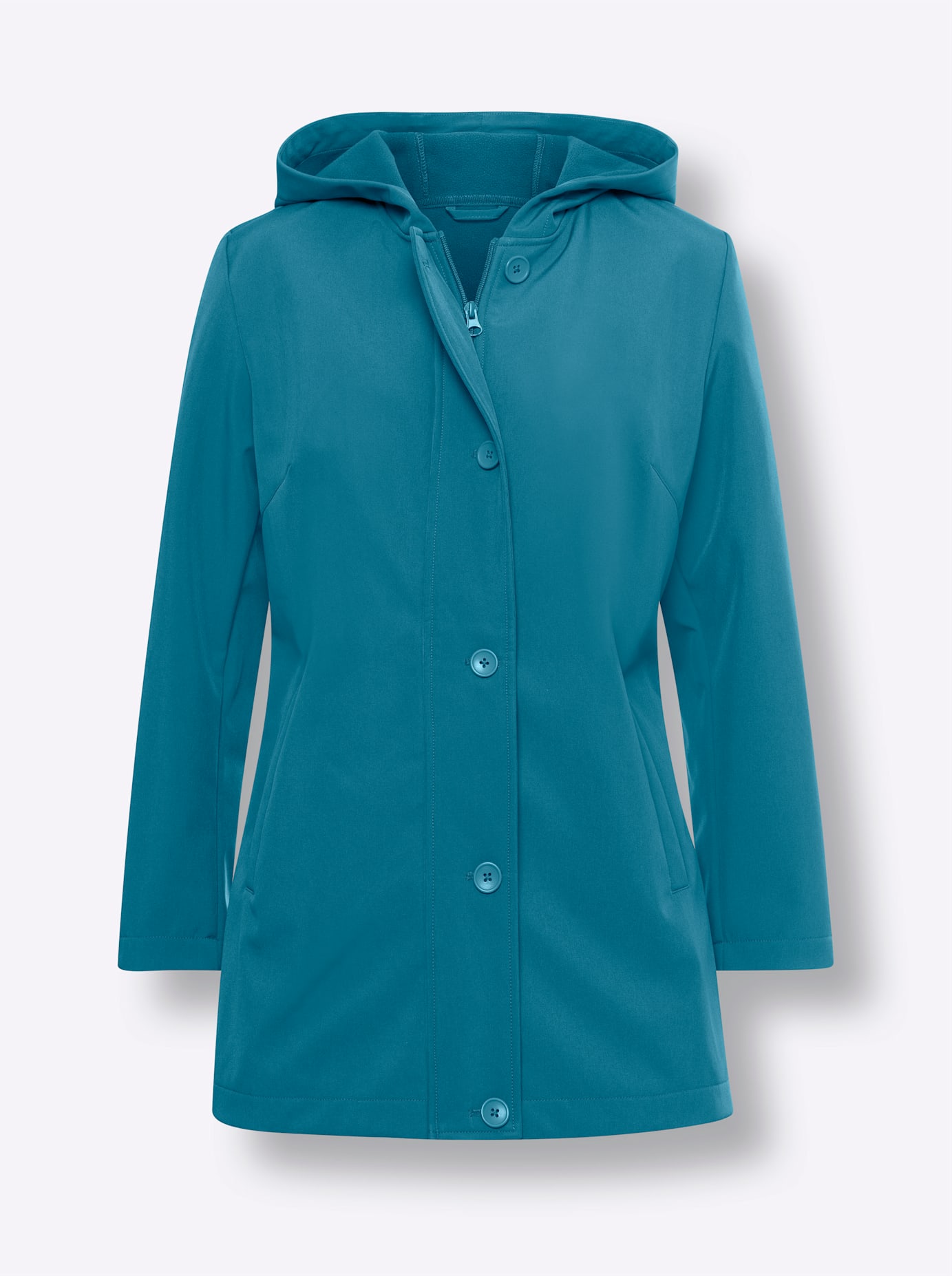 Thumbnail - Classic Basics Softshelljacke, mit Kapuze