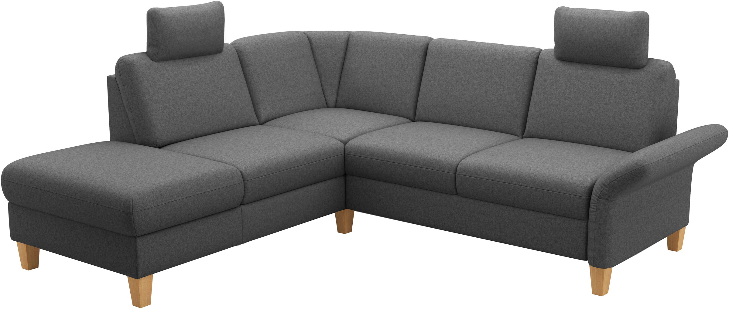 Home affaire Ecksofa »Rochelle, L-Form«, wahlweise mit Armteilverstellung, Bettfunktion und Bettkasten
