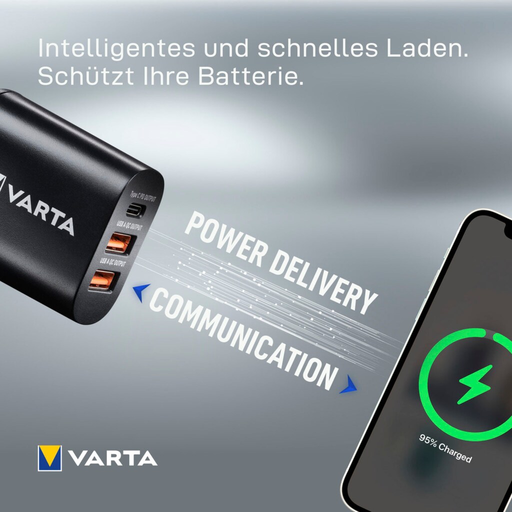 VARTA Smartphone-Ladegerät »Wall Charger«, (1 St.)