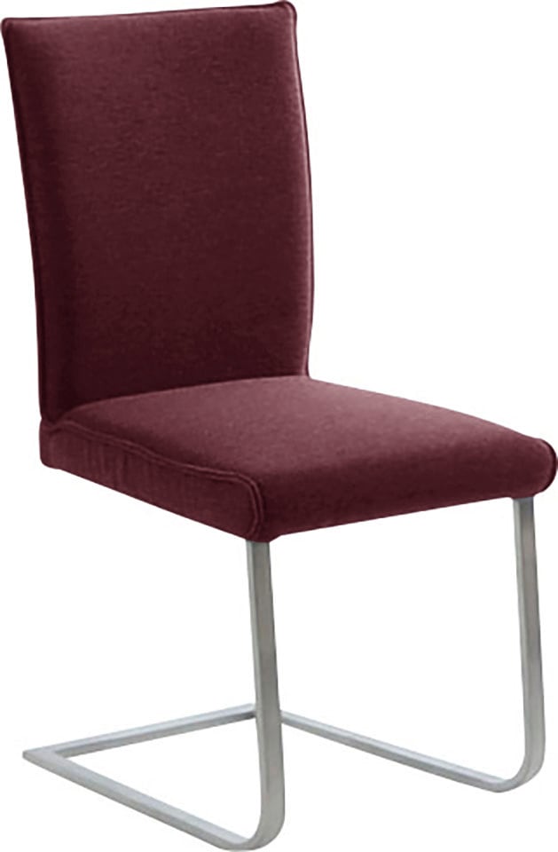 K+W Komfort & Wohnen Freischwinger "Santos III" () mit Sattlernaht, Gestell günstig online kaufen