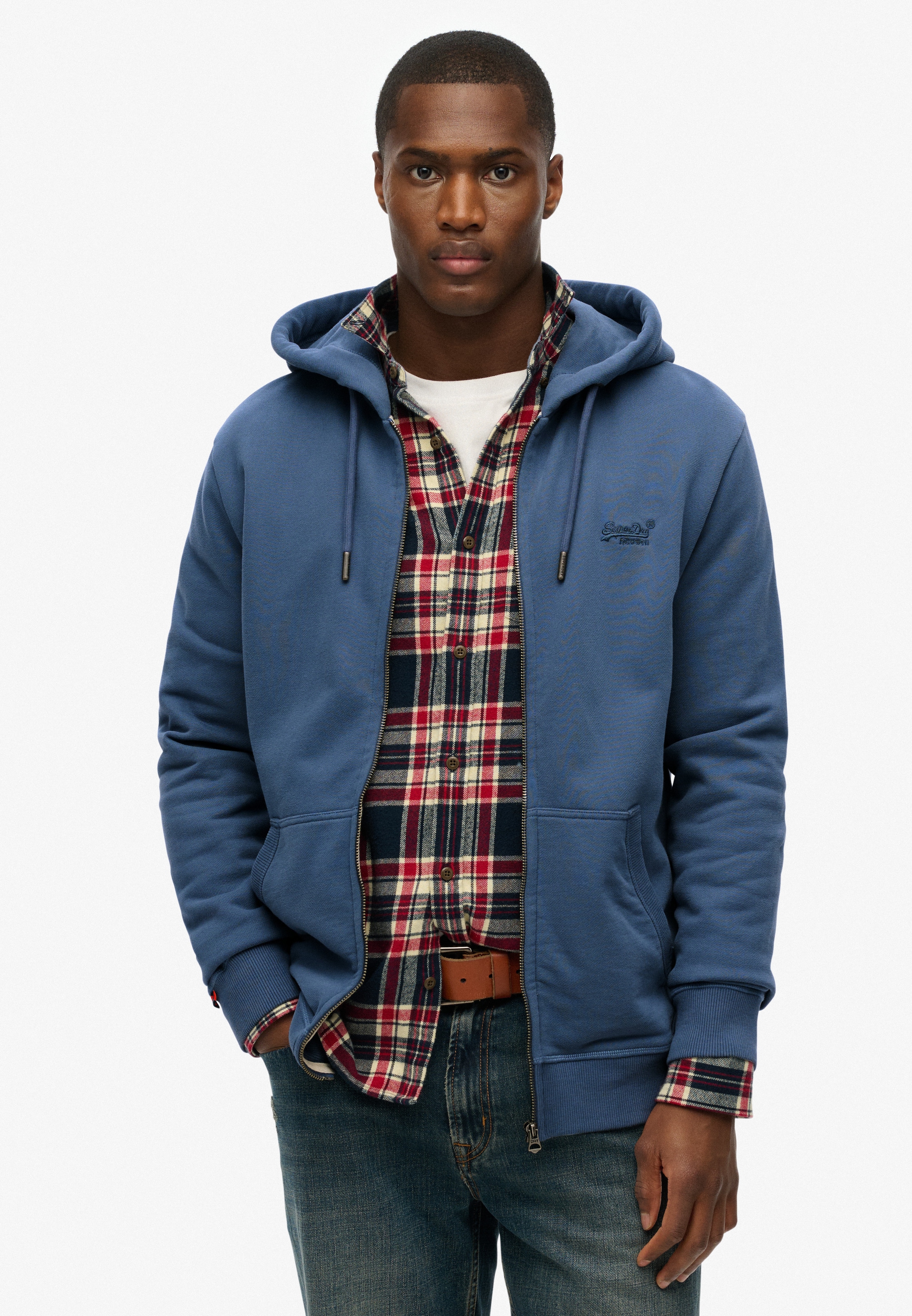 Superdry Kapuzensweatjacke »ESSENTIAL LOGO ZIP HOODIE HB«