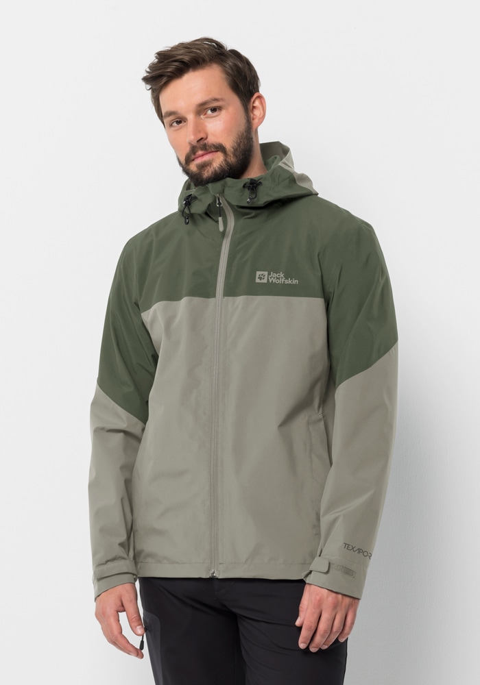 Jack Wolfskin Outdoorjacke "WEILTAL 2L JKT M", mit Kapuze