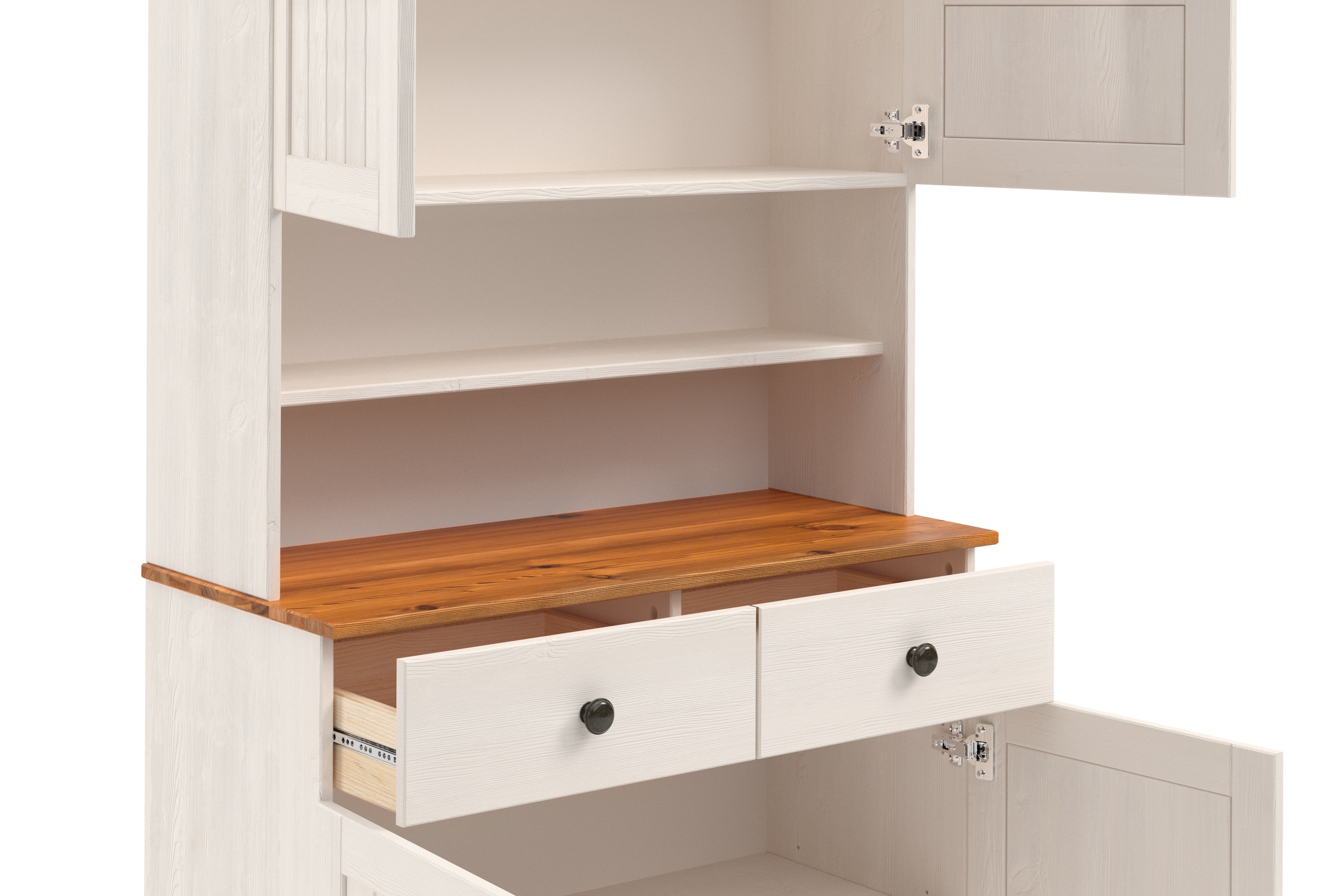 Home affaire Küchenbuffet »Alby2«, Mit Metallgriffen, Breite 85 cm