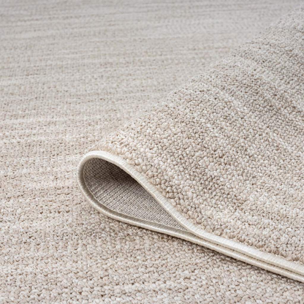 Carpet City Teppich »CLASICO 0052«, rechteckig, 11 mm Höhe, Läufer, Kurzflor, Hochtief-Muster, Boho, Fransen, Wohnzimmer
