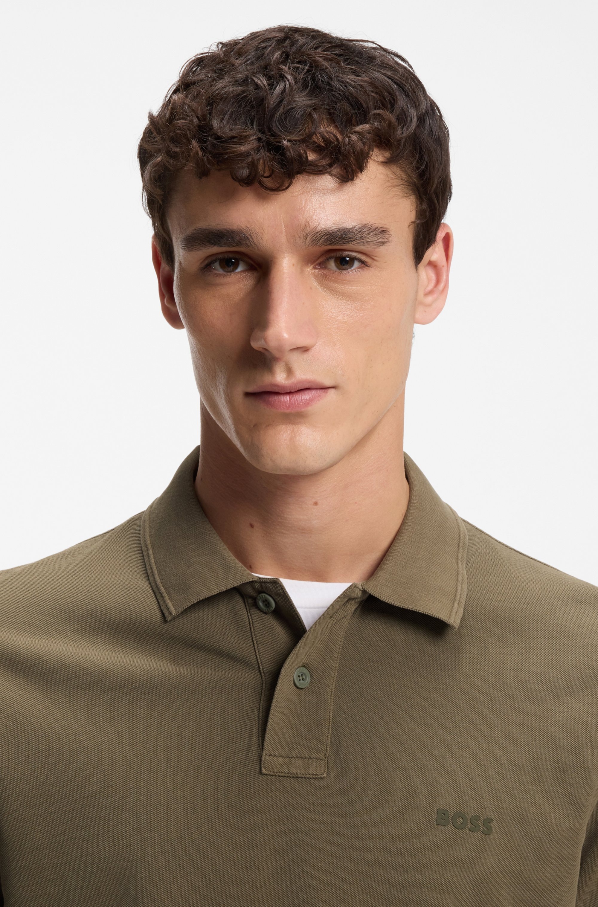 BOSS ORANGE Poloshirt »Prime Regular Fit« Cotton Pique Polo aus 100% Baumwolle