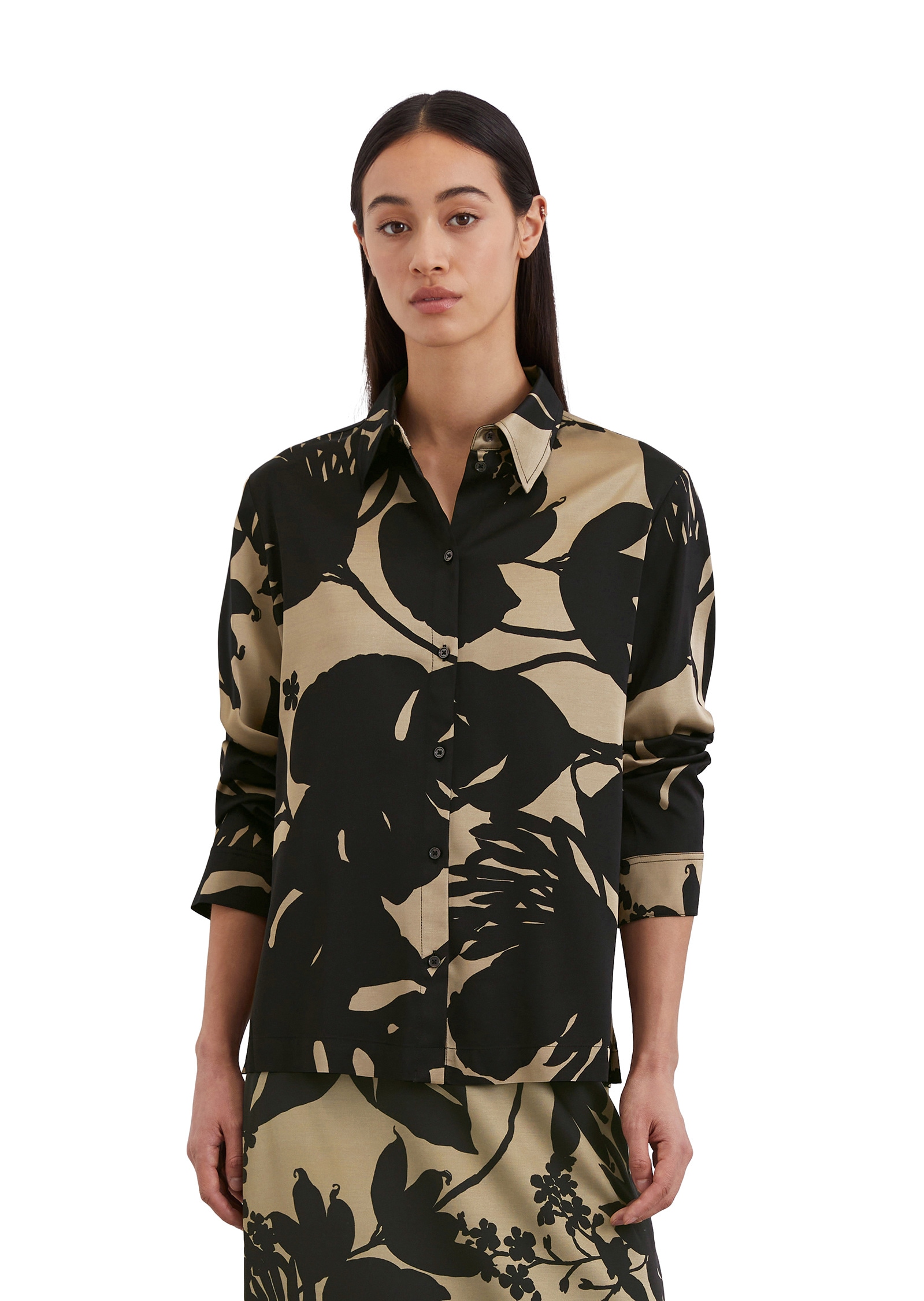 Marc OPolo Langarmbluse "aus Viskose-Stretch" günstig online kaufen