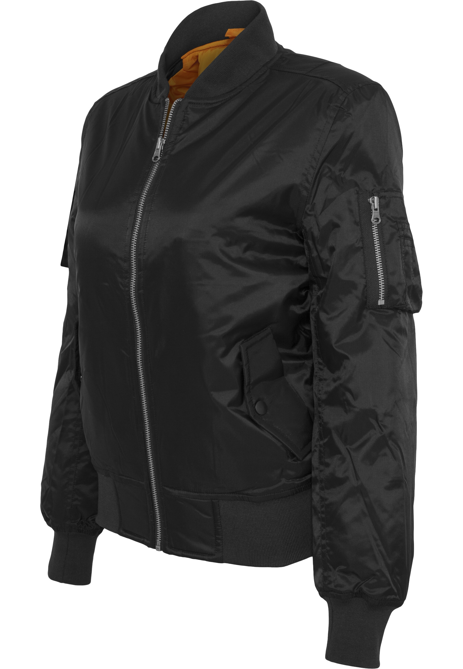 URBAN CLASSICS Allwetterjacke »Urban Classics Damen Ladies Basic Bomber Jacket« 1 Stk. tlg. ohne Kapuze