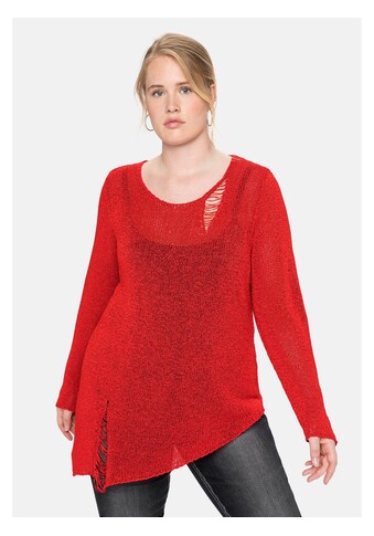 Sheego Longpullover »Pullover«, in asymmetrischer Form kaufen