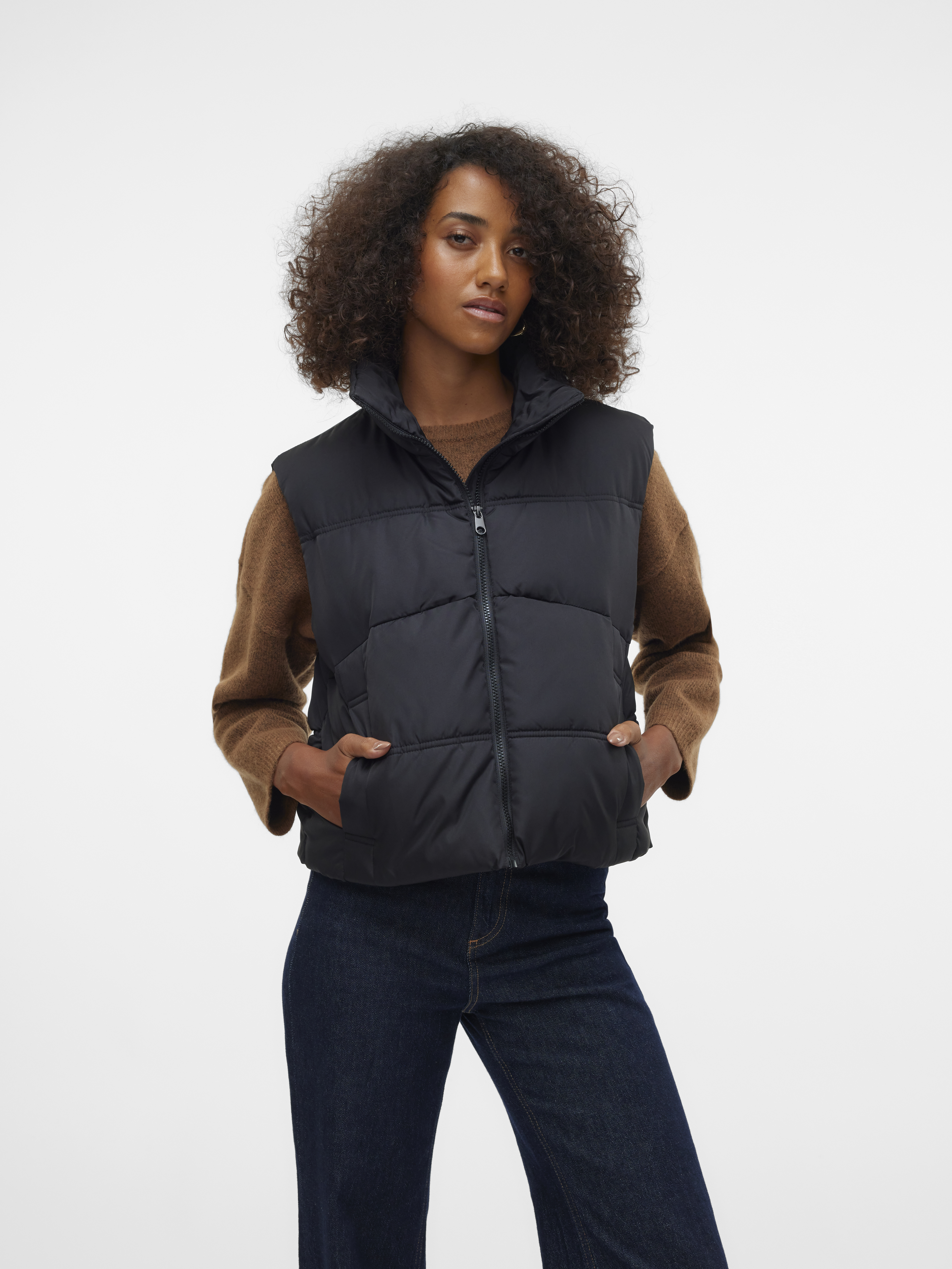 Gilet Femme VERO MODA - Short Waistcoat, Style Casual Et Tendance