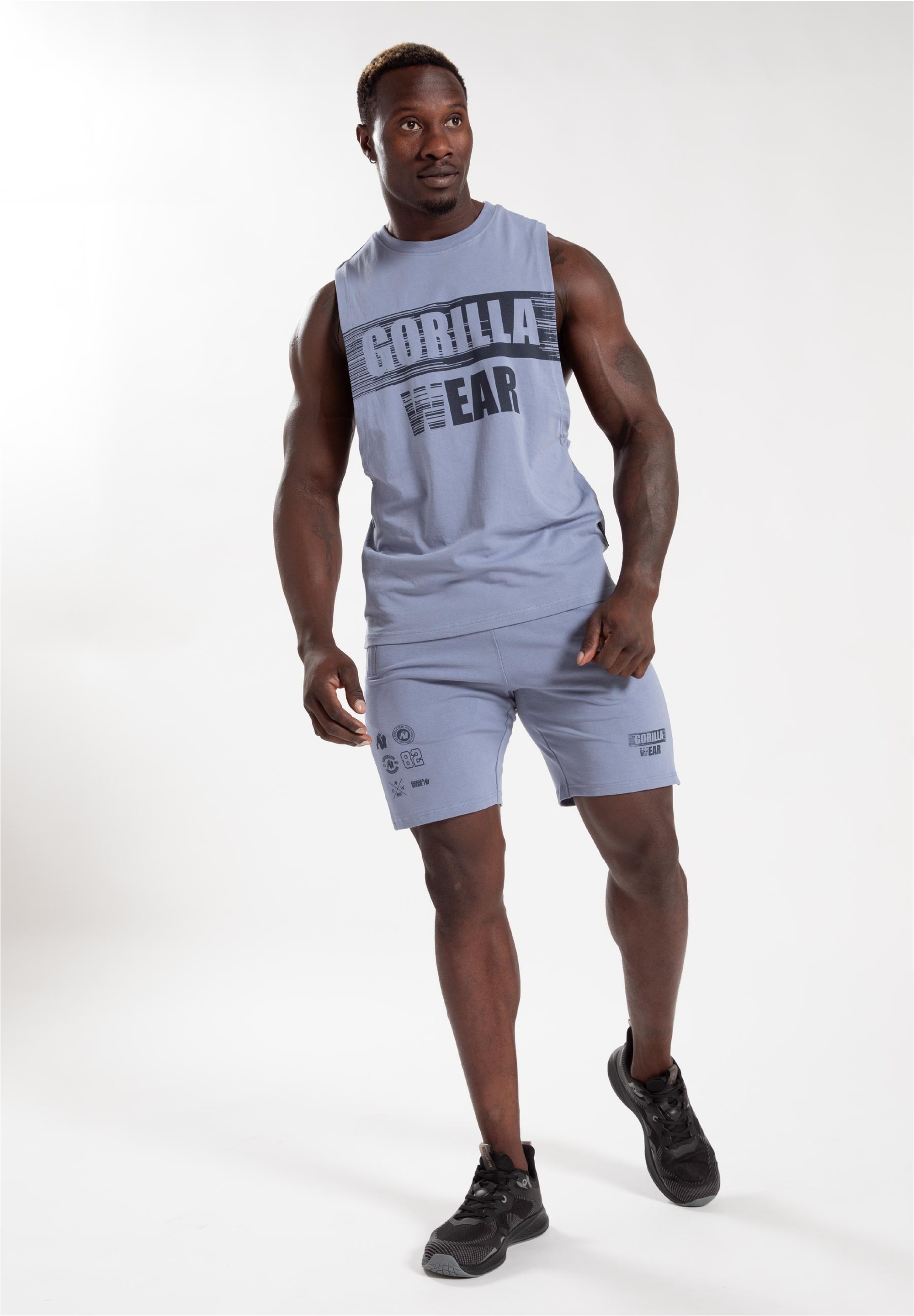 Gorilla Wear Shorts, mit verstellbarem Kordelzug im Bund
