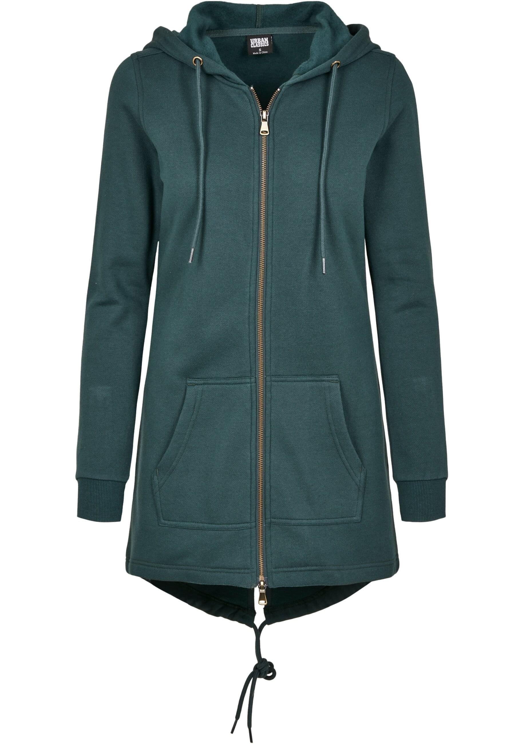 URBAN CLASSICS Sweatjacke "Urban Classics Damen Ladies Sweat" 1 Stk. tlg. günstig online kaufen