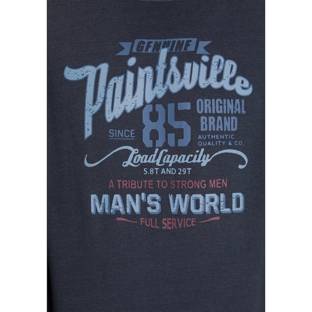 Man's World Sweatshirt, mit Brustprint