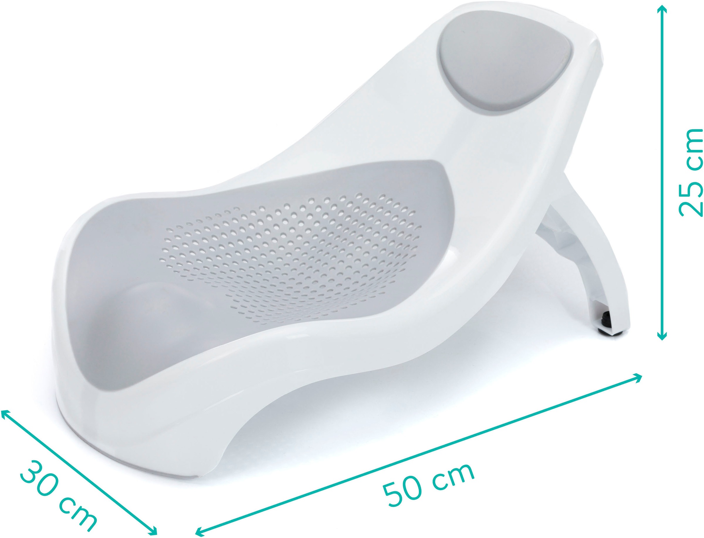 Fillikid Badesitz »Badewannensitz Delfin grau«