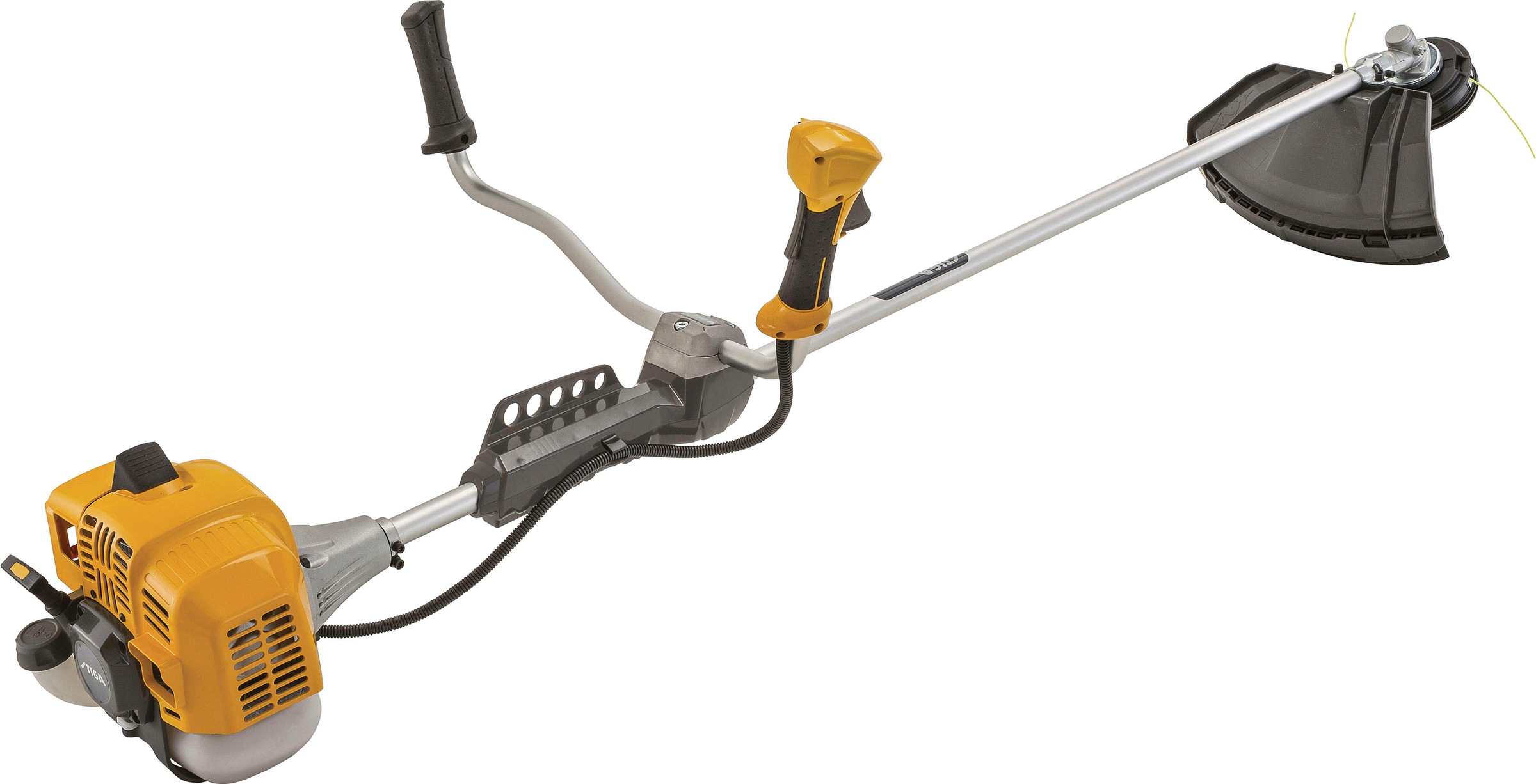STIGA GARDEN Benzin-Motorsense »BC 535 B«, 32,6 cm³, Doppel-Faden, 3-T-Messer, Doppel-Tragegurt