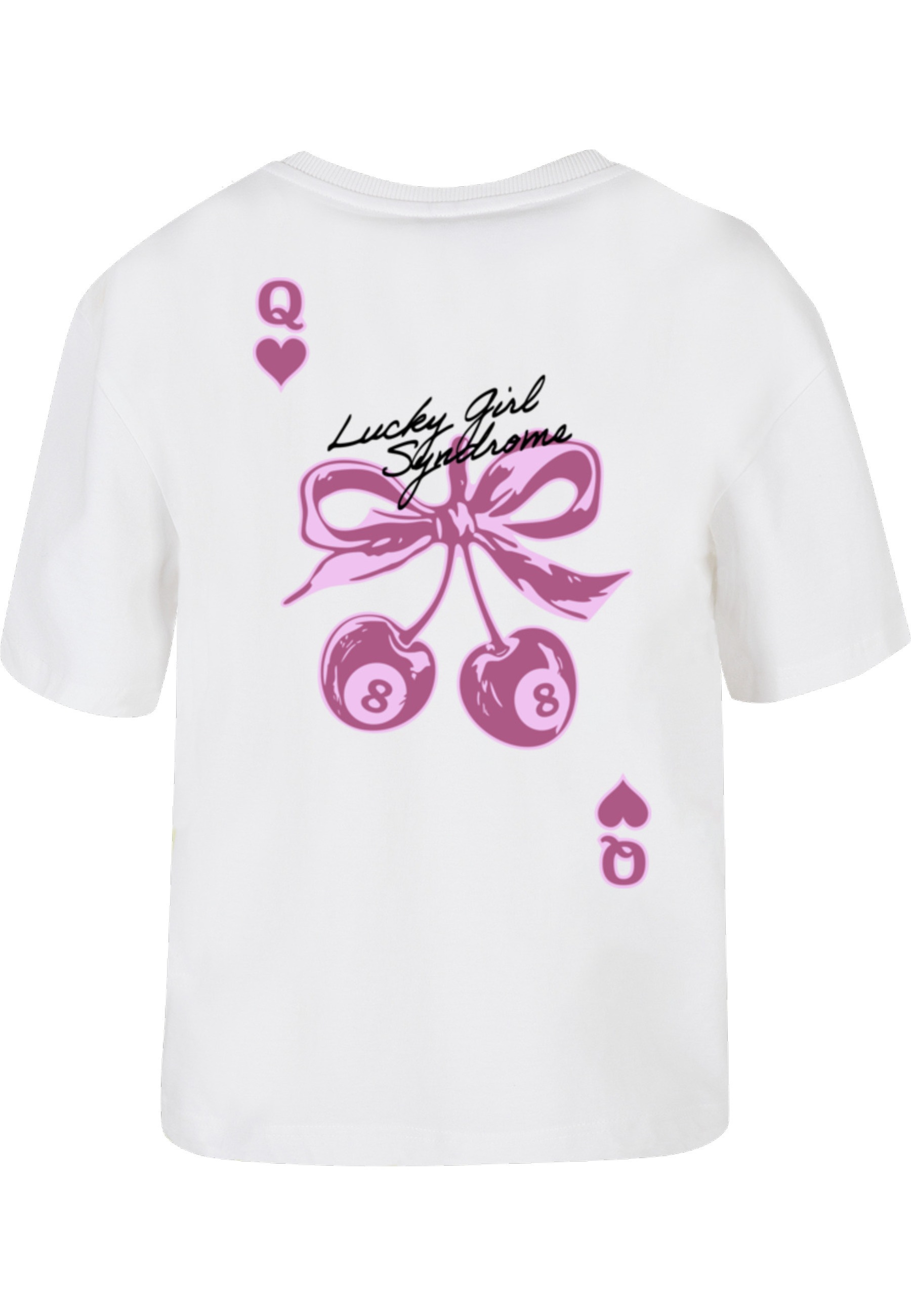 Miss Tee T-Shirt "Miss Tee Lucky Girl Syndrome Tee" 1 Stk. günstig online kaufen