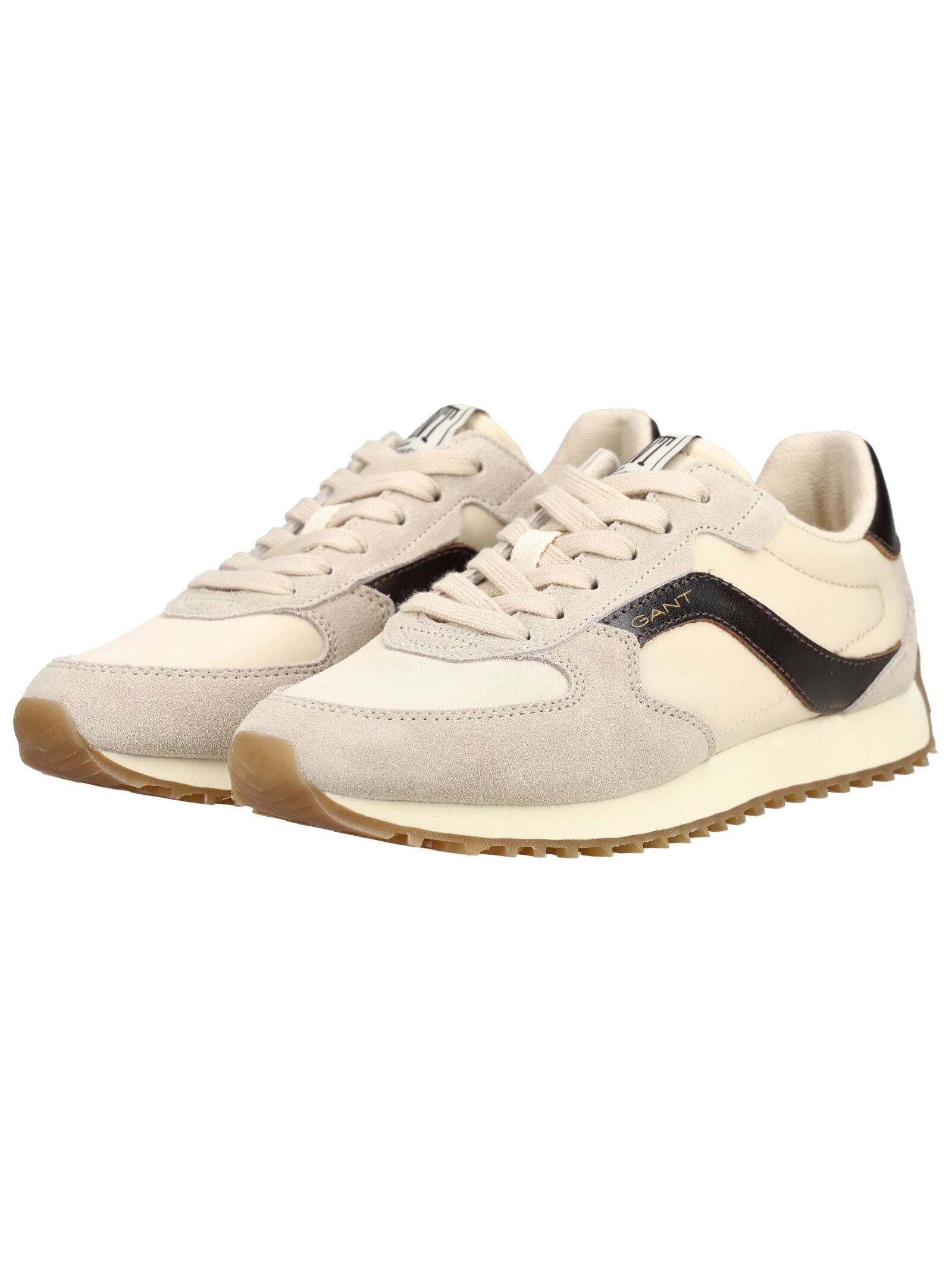 Sneaker GANT "Gant Sneaker Veloursleder/Textil", Herren, Gr. 39, beige, braun, Textil, Veloursleder, Schuhe Sneaker 3