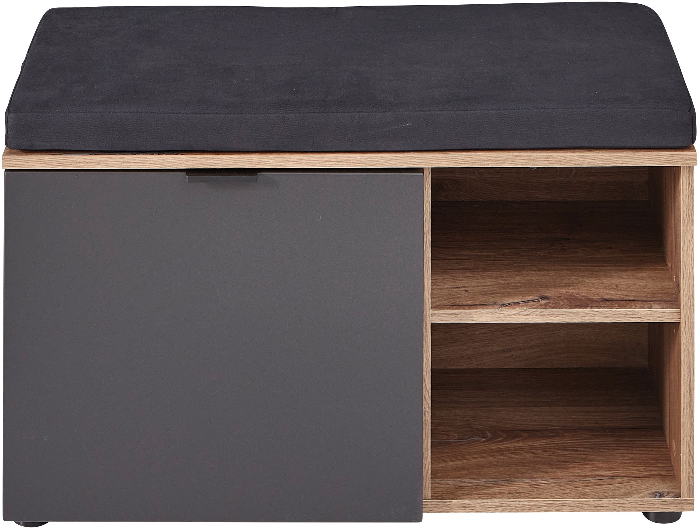 Innostyle Sitzbank »Line Schuhbank inkl. Sitzkissen, 82x51x38cm (B/H/T)«, (1 St.), 1 türig, Sitzkissen, Soft-Close, ABS-Schutzkanten