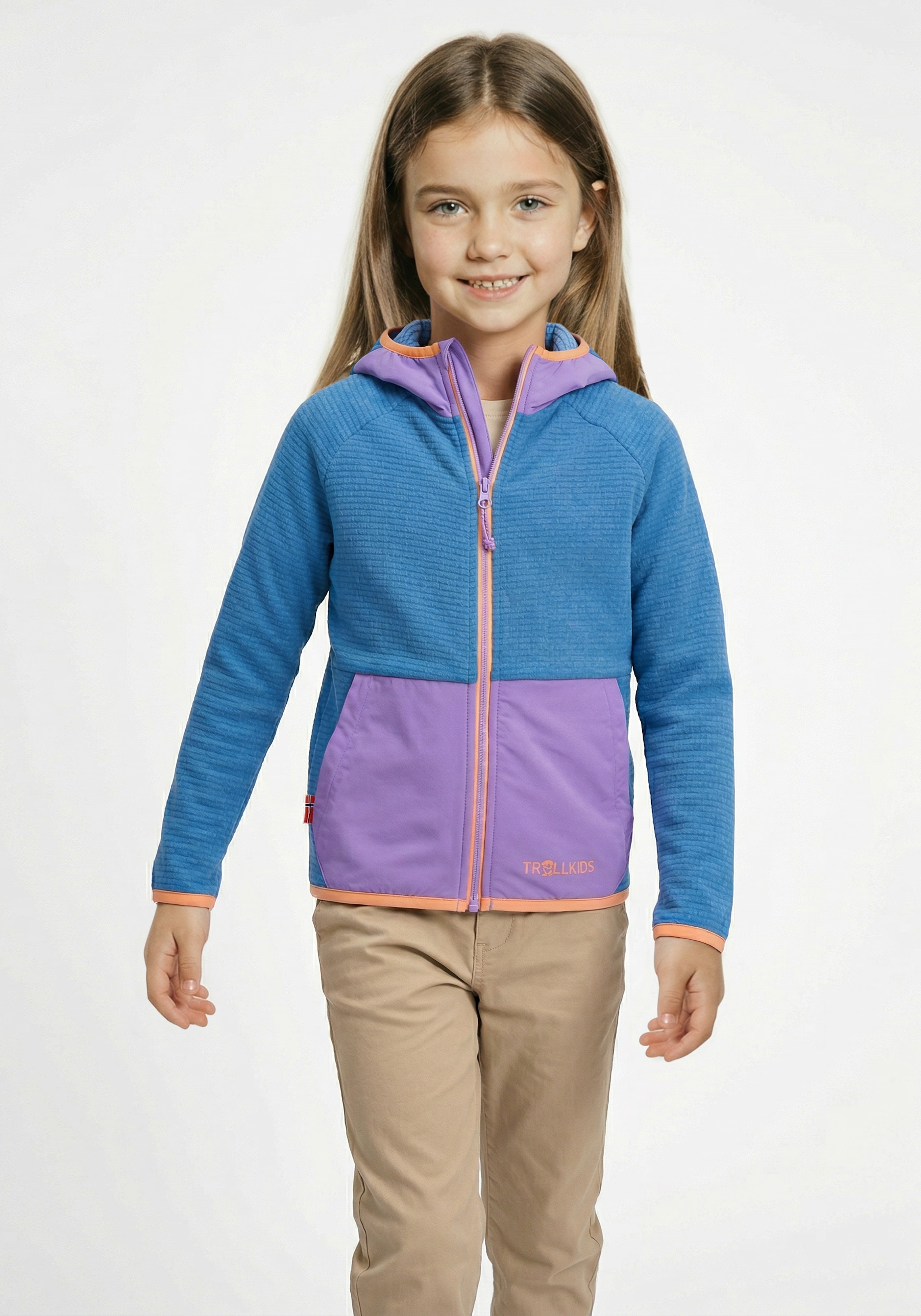 TROLLKIDS Fleecejacke "GIRLS HOLMEDAL JACKET" aus Polyester und Elasthan, auch in großen Größen
