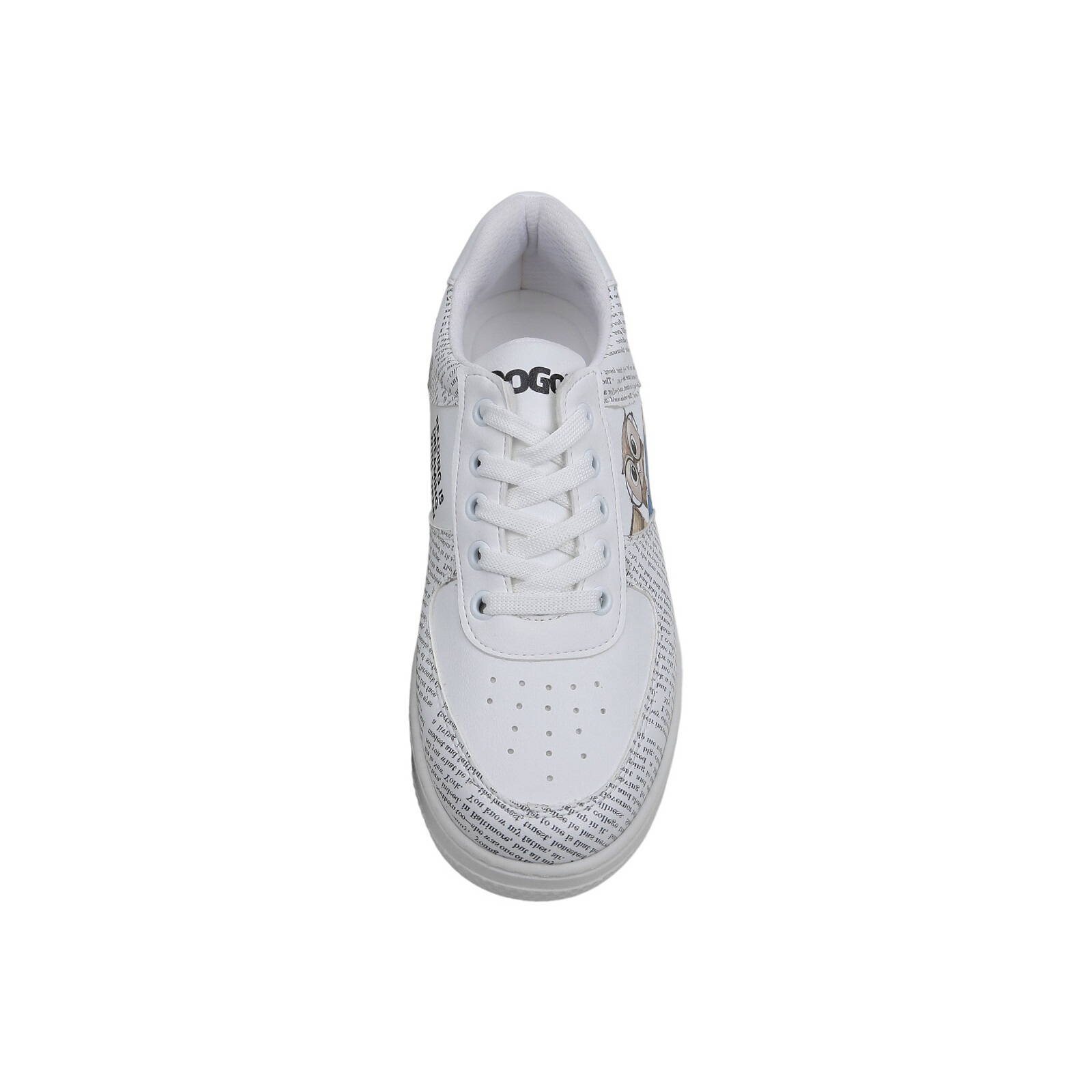 DOGO Sneaker »Dice Low-Top Sneaker The Wise Owl Damen Sneaker«, Handgefertigt