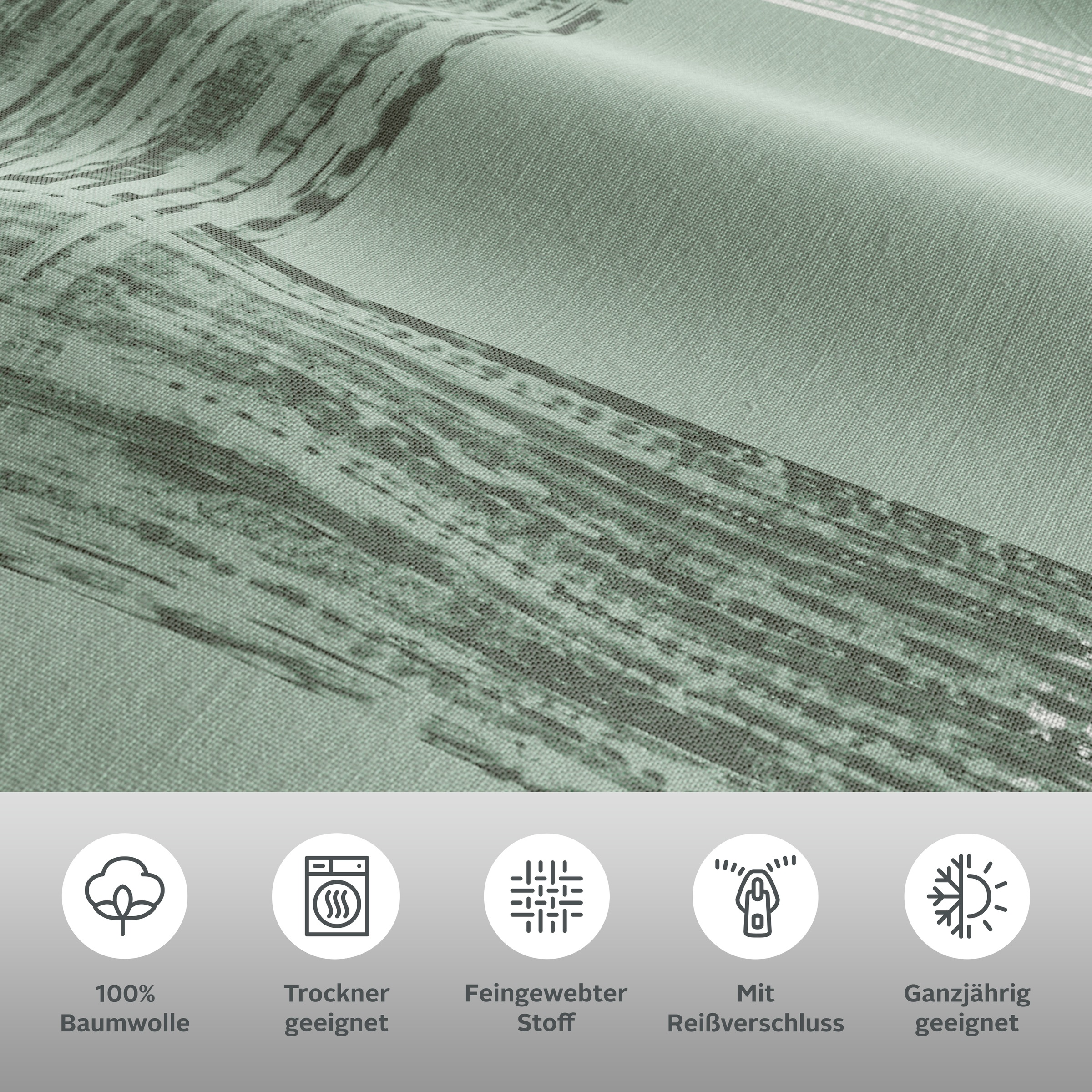 Thumbnail - Bruno Banani Wendebettwäsche "Tova" 2 Stk. tlg. in Gr. 135x200 oder 155x220 cm, 100% Baumwolle, Karo-Design