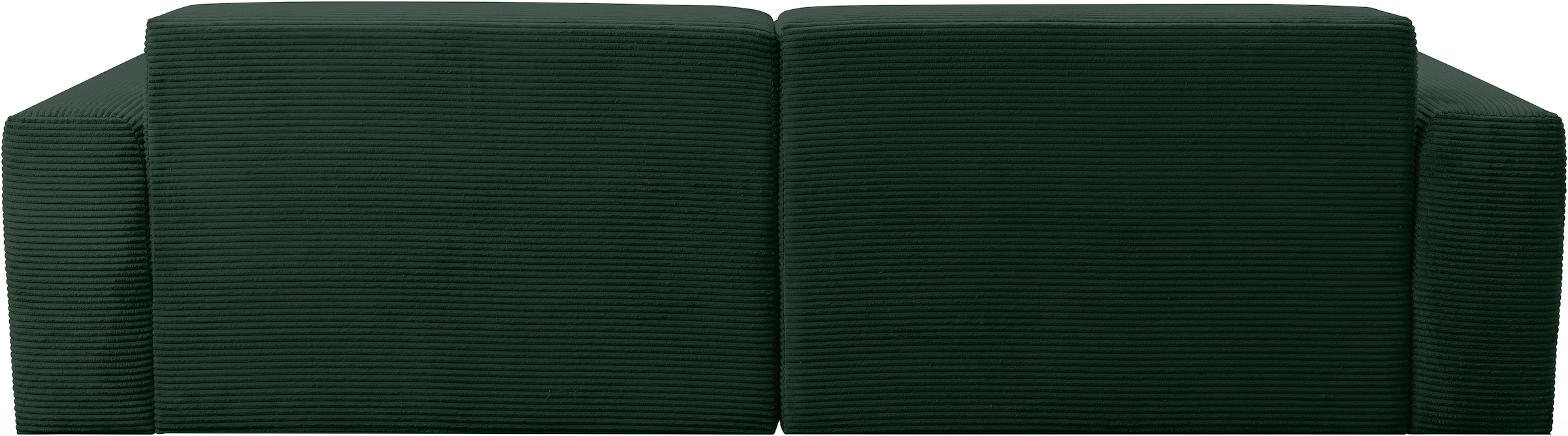 WERK2 Sofa »Zeus 3-Sitzer, Big-Sofa, Breite 256cm, Tiefe 105cm, modern und bequem«, Curvy Trend 3-Sitzer mit urbaner Optik
