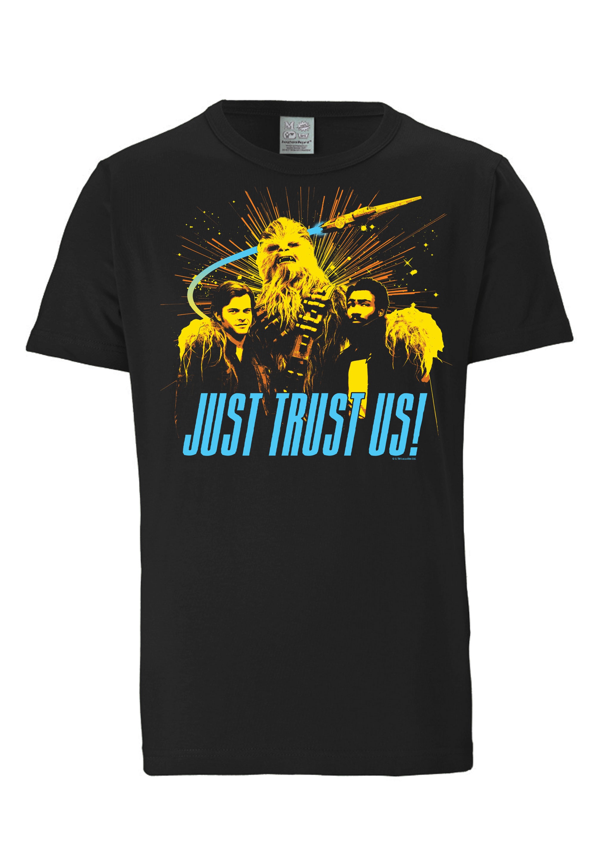 LOGOSHIRT T-Shirt »Star Wars: Solo - Just Trust Us«, mit coolem Print
