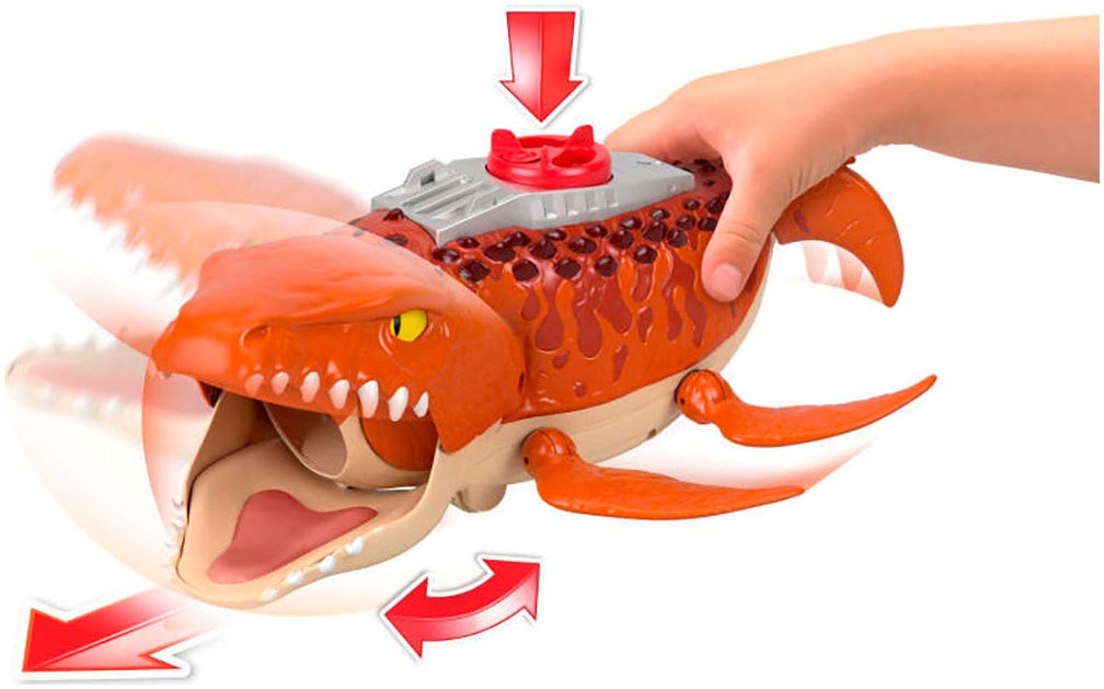 Fisher-Price® Spielfigur »Imaginext Jurassic World, Rebirth, Schnapp Mosasaurus«, mit Soundeffekten und Bewegungsmechanismen