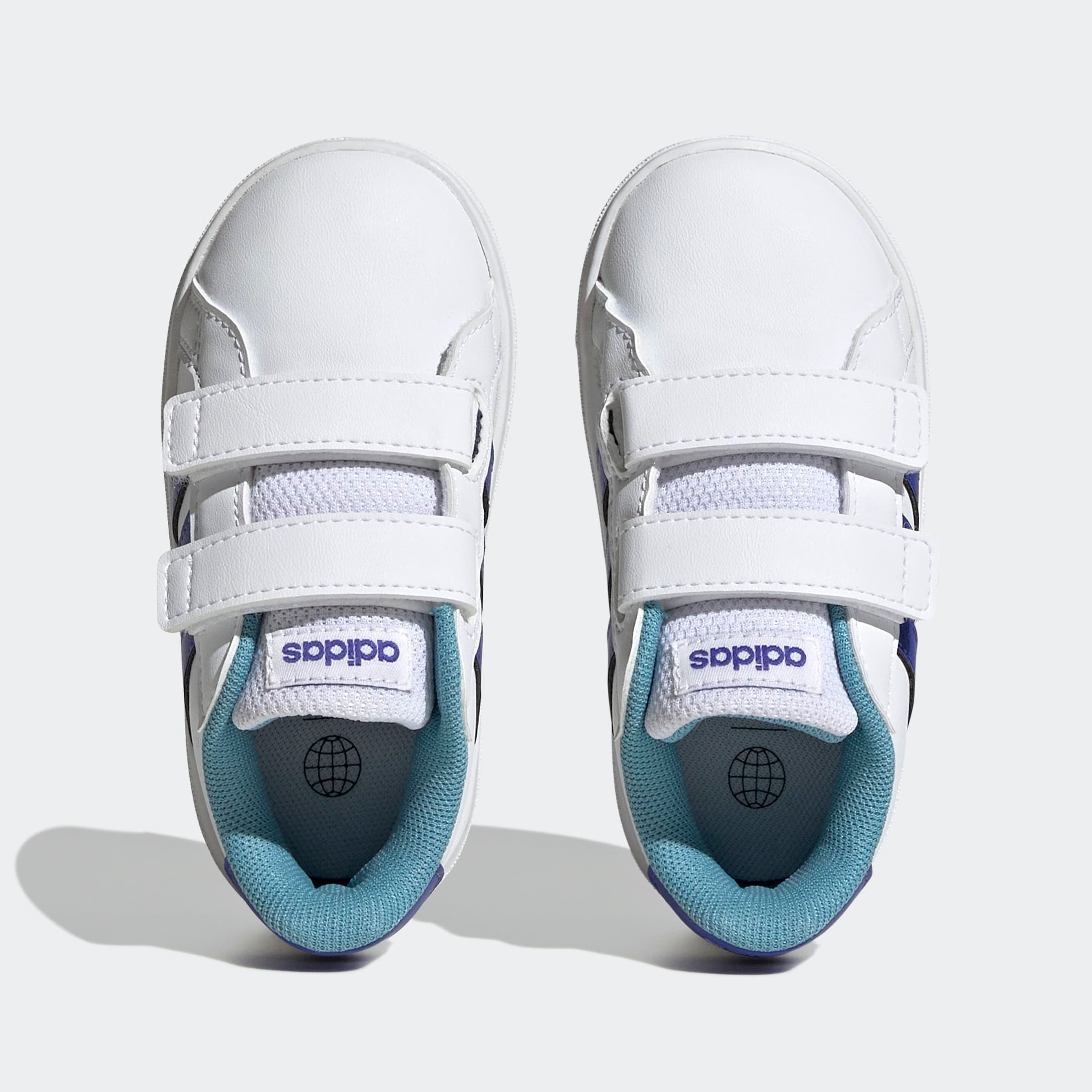 adidas Sportswear Sneaker »GRAND COURT LIFESTYLE HOOK AND LOOP«, für Kinder, Design auf den Spuren des adidas Superstar