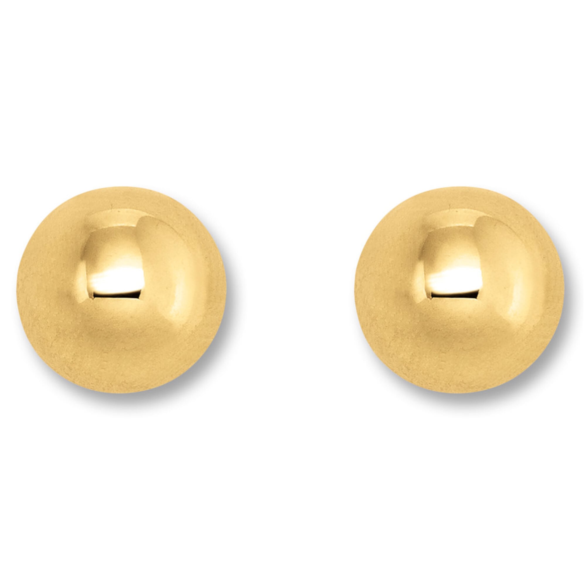 Paar Ohrhänger ONE ELEMENT "Halb Kugel verbödet Ohrringe Ohrstecker aus 333 Gelbgold", gold, Ohrringe, Damen, Damen, Gelbgold 333 Gold, Gelbgold 333, Gold, Zartes Emblem – unaufdringlich und dennoch ausdrucksstark